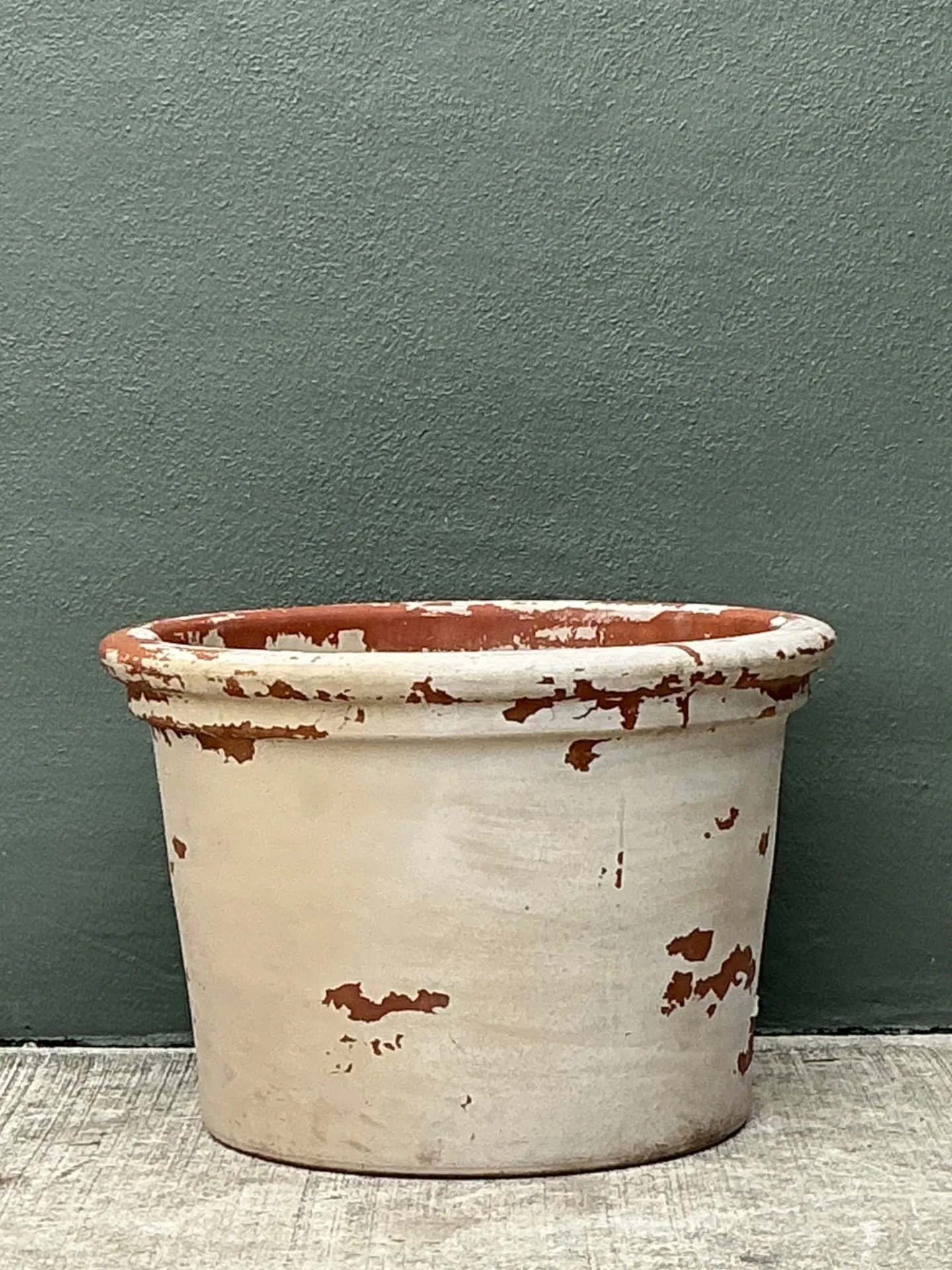Vintage Weathered Italian Terracotta Planter — additional photo 7