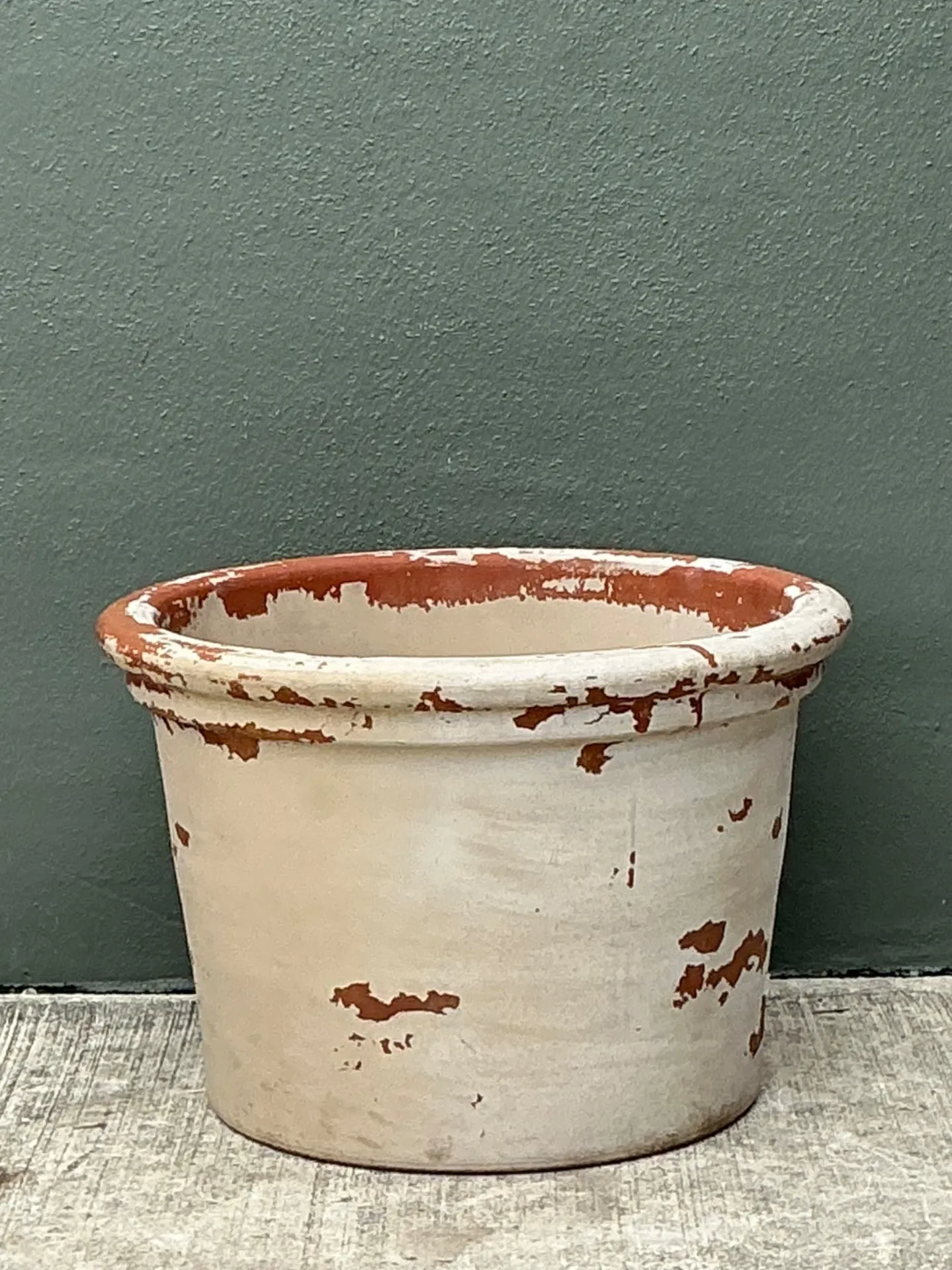 Vintage Weathered Italian Terracotta Planter — additional photo 3