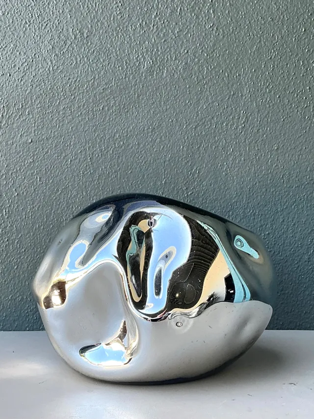 Vintage Organic Form Glass Sculpture — additional photo 1