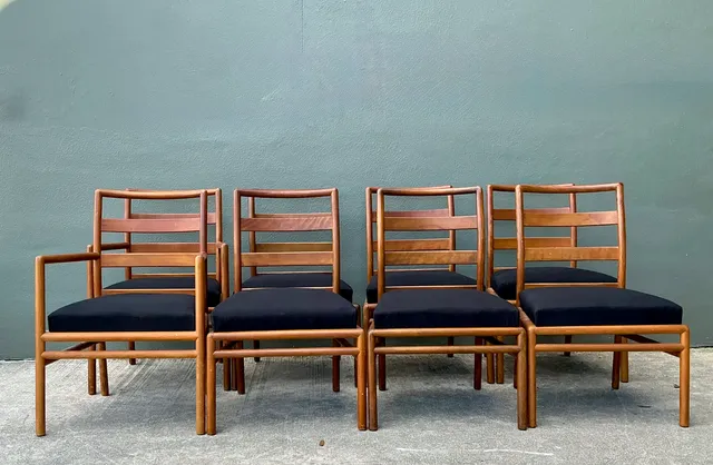 T. H. Robsjohn Gibbings for Widdicomb Dining Chairs - Set of 8 — additional photo 1