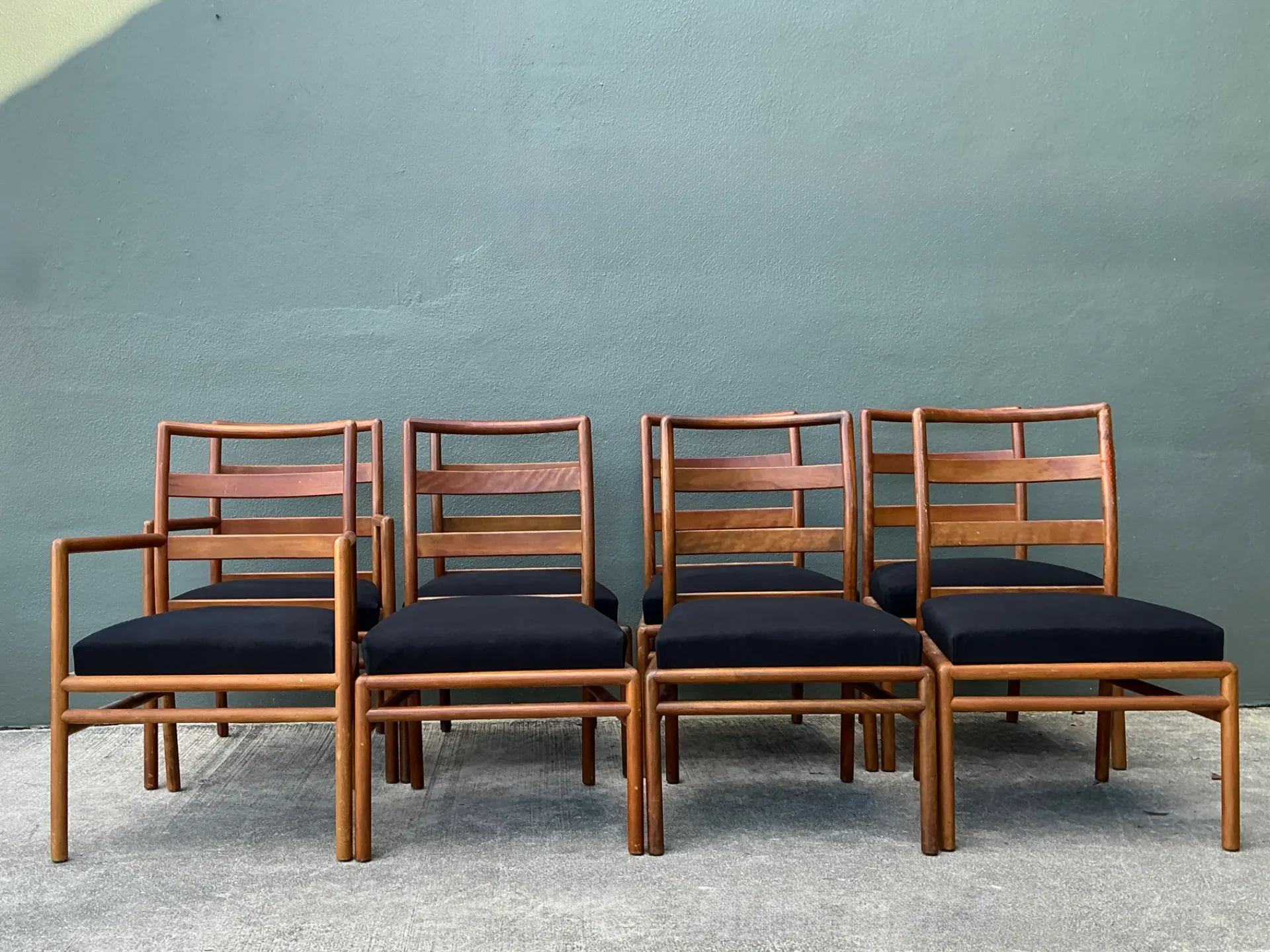 T. H. Robsjohn Gibbings for Widdicomb Dining Chairs - Set of 8 — additional photo 3