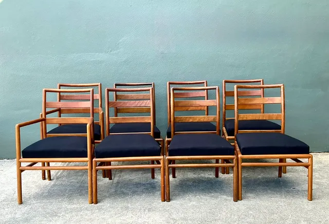 T. H. Robsjohn Gibbings for Widdicomb Dining Chairs - Set of 8 — additional photo 5