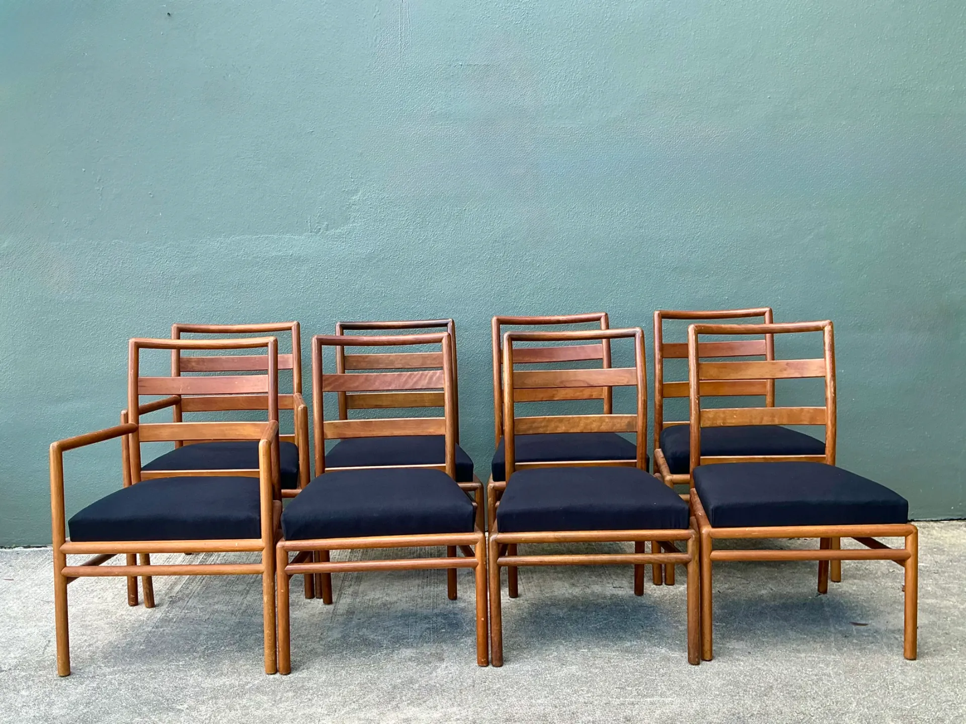 T. H. Robsjohn Gibbings for Widdicomb Dining Chairs - Set of 8 — additional photo 7