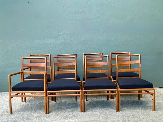 T. H. Robsjohn Gibbings for Widdicomb Dining Chairs - Set of 8 — additional photo 7