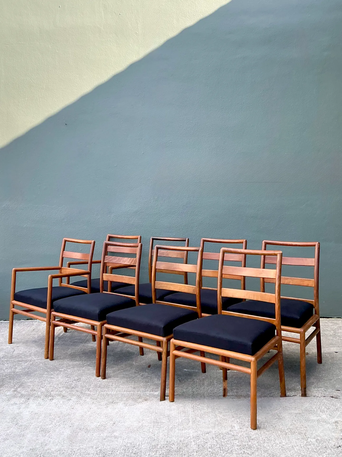 T. H. Robsjohn Gibbings for Widdicomb Dining Chairs - Set of 8 — additional photo 2