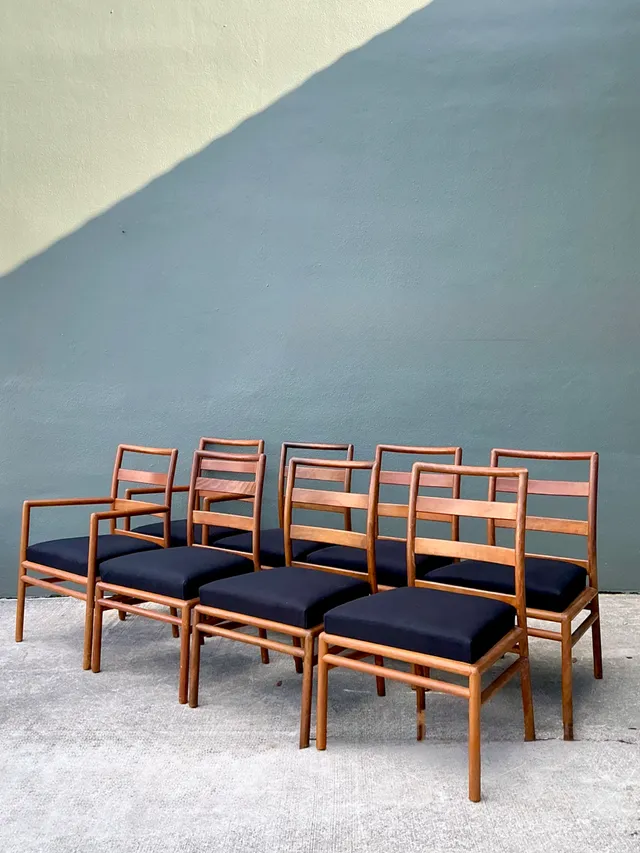 T. H. Robsjohn Gibbings for Widdicomb Dining Chairs - Set of 8 — additional photo 2