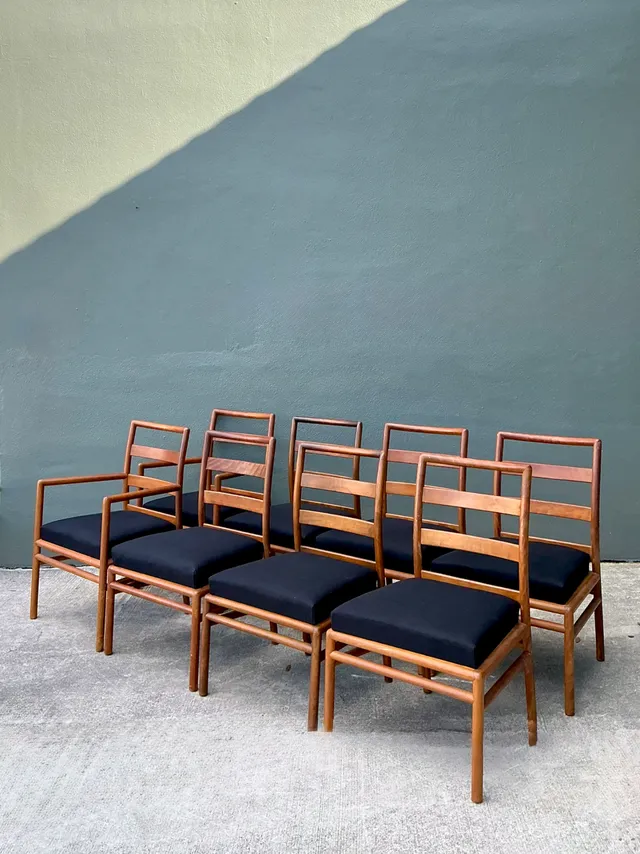 T. H. Robsjohn Gibbings for Widdicomb Dining Chairs - Set of 8 — additional photo 4