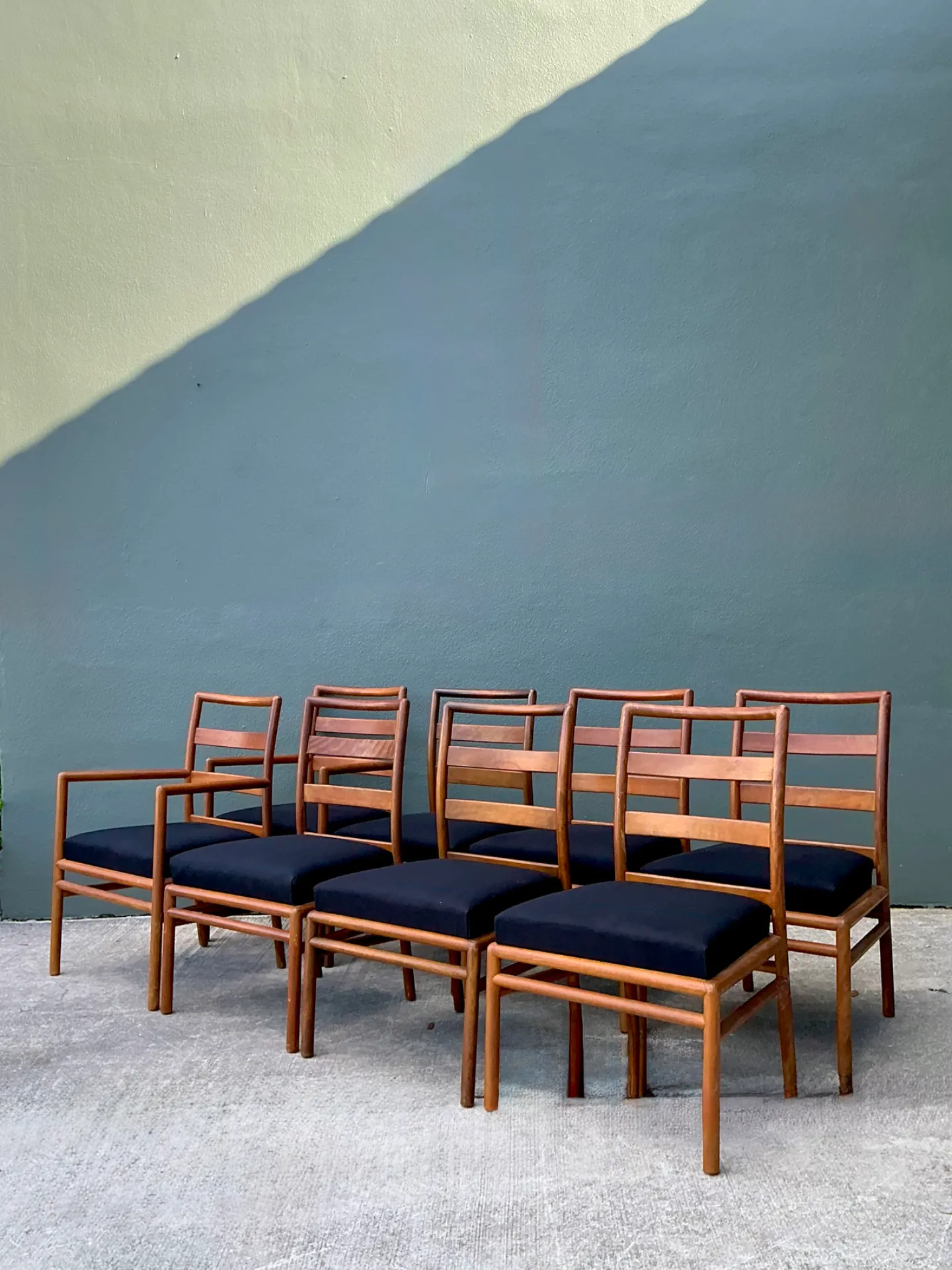 T. H. Robsjohn Gibbings for Widdicomb Dining Chairs - Set of 8 — additional photo 6