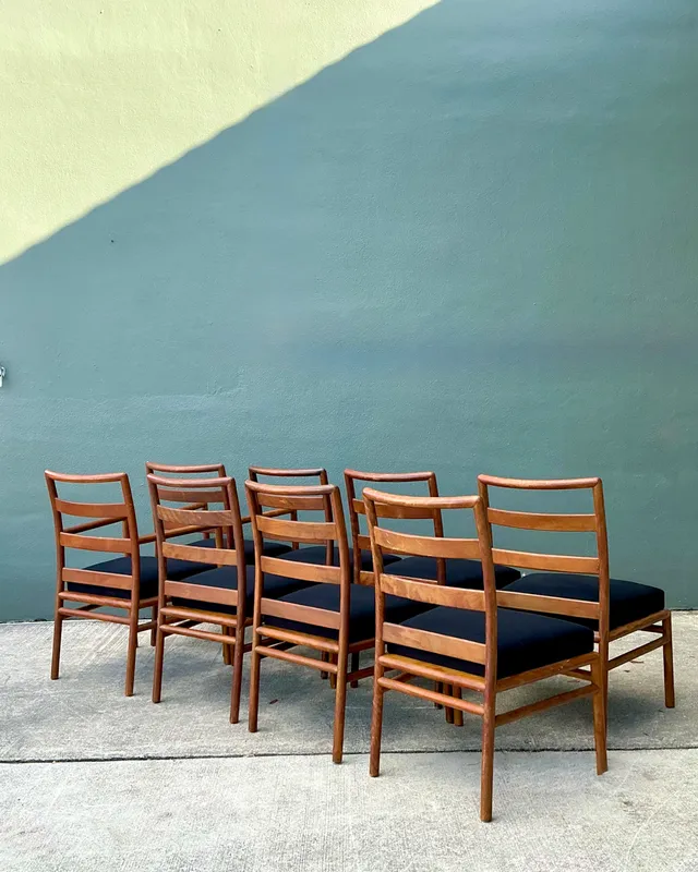 T. H. Robsjohn Gibbings for Widdicomb Dining Chairs - Set of 8 — additional photo 8