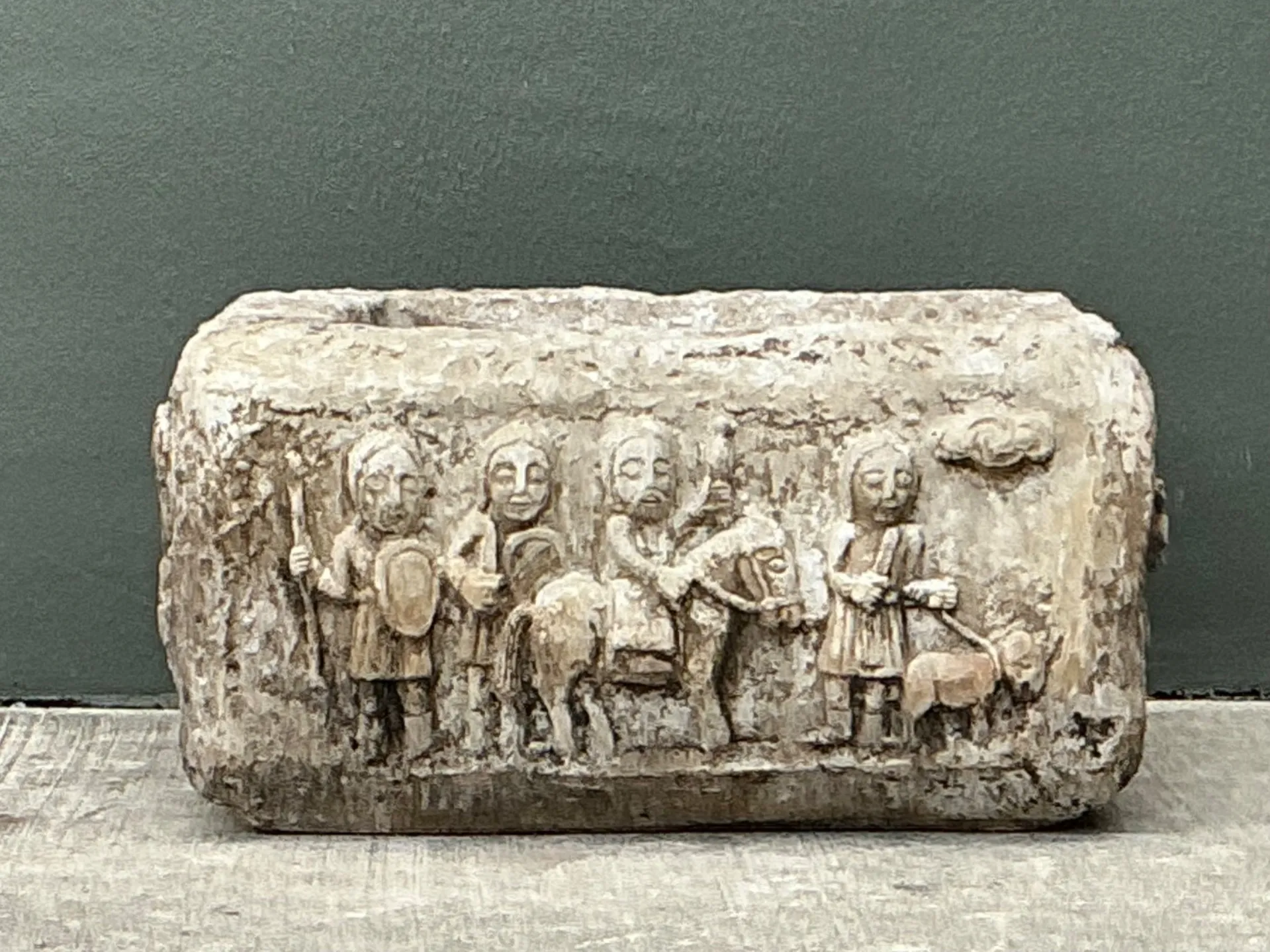 Vintage Cement Over Fiberglass Figural Planter — additional photo 7