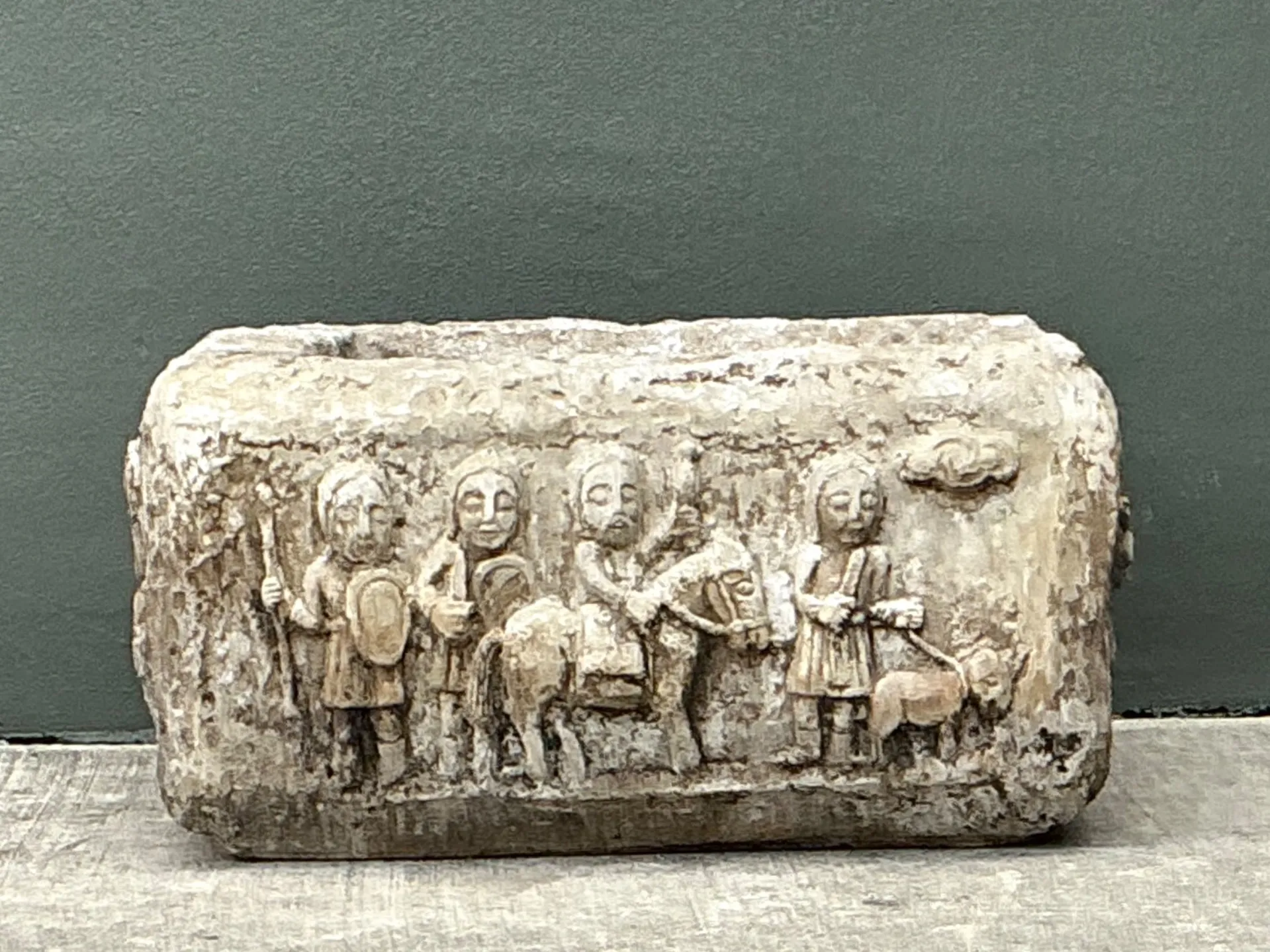 Vintage Cement Over Fiberglass Figural Planter — additional photo 6