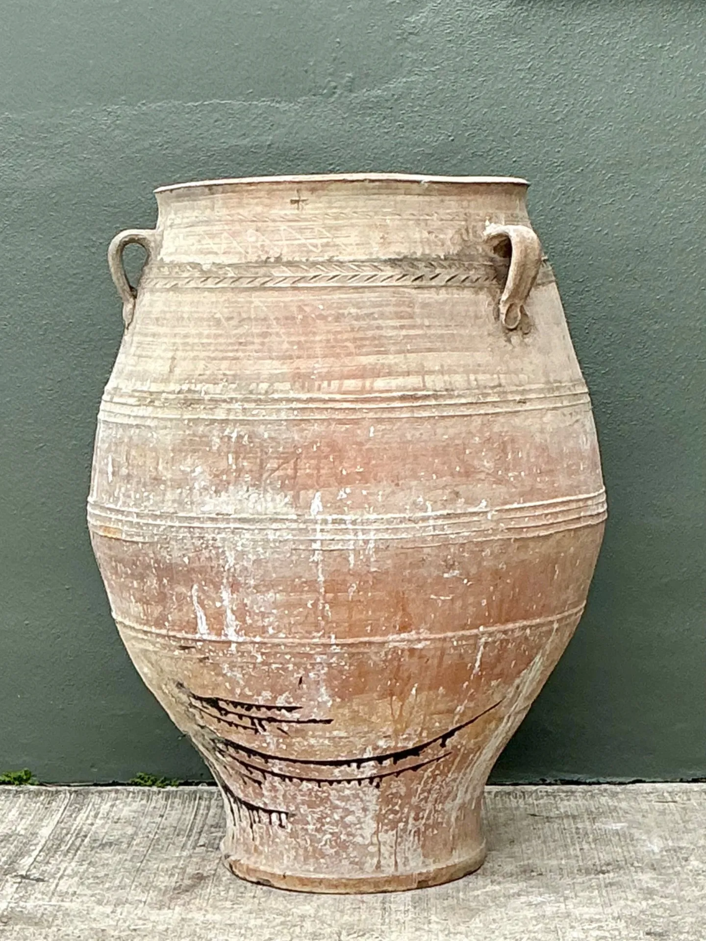 Vintage Monumental Turkish Terracotta Vessel — additional photo 6