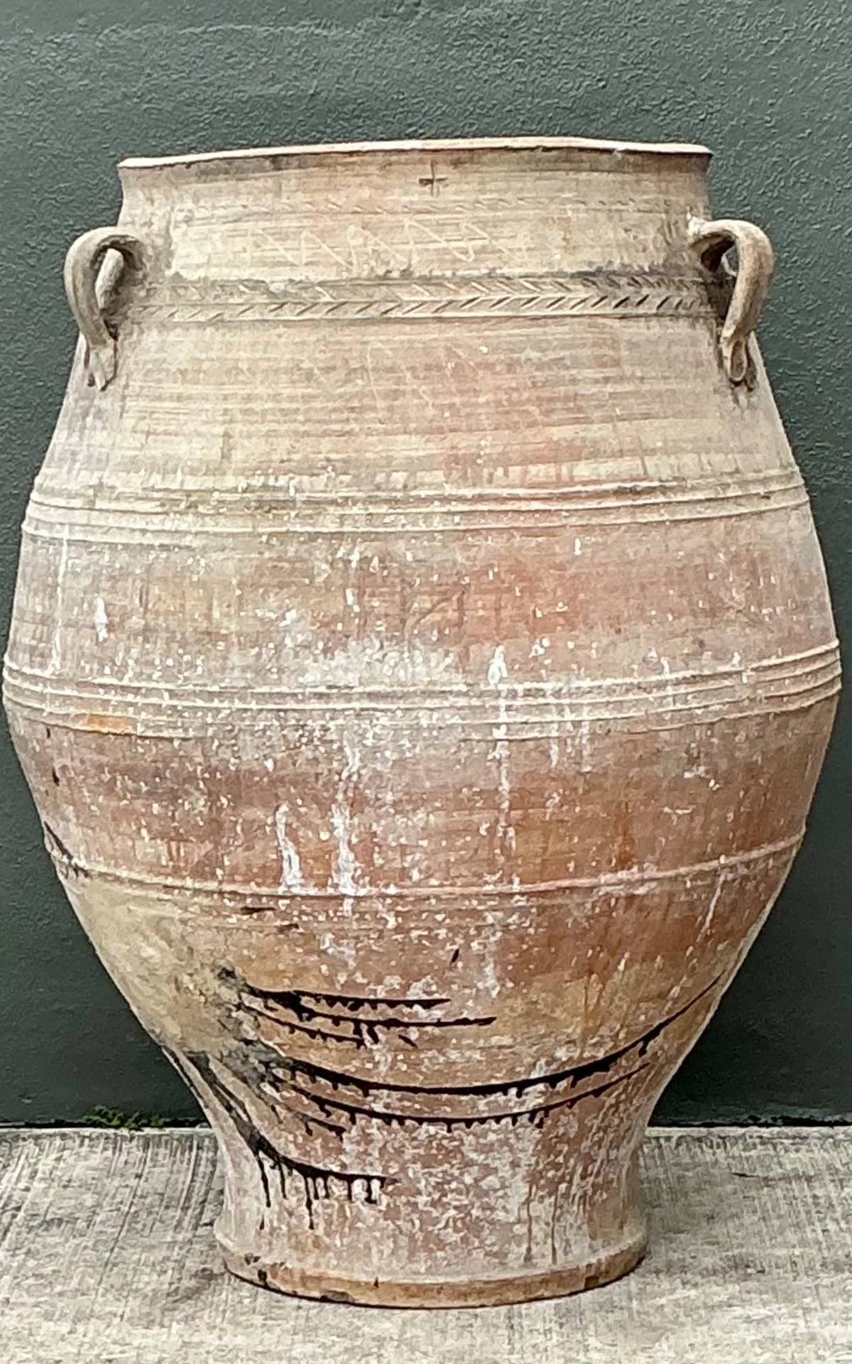 Vintage Monumental Turkish Terracotta Vessel — additional photo 5