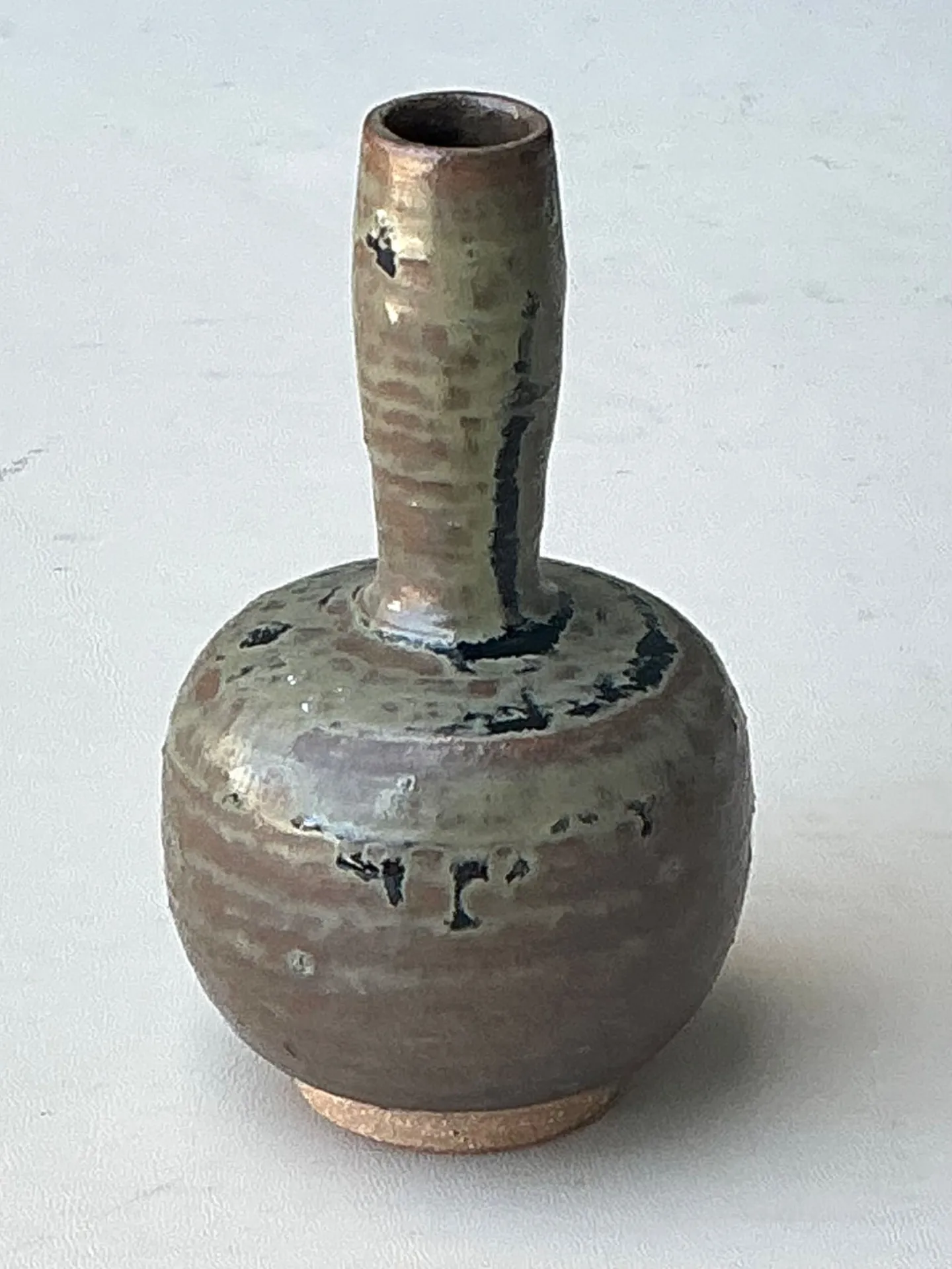Vintage Handcrafted Ceramic Bud Vase — additional photo 2