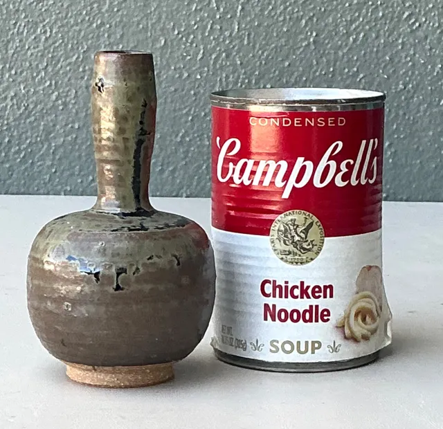 Vintage Handcrafted Ceramic Bud Vase — additional photo 5