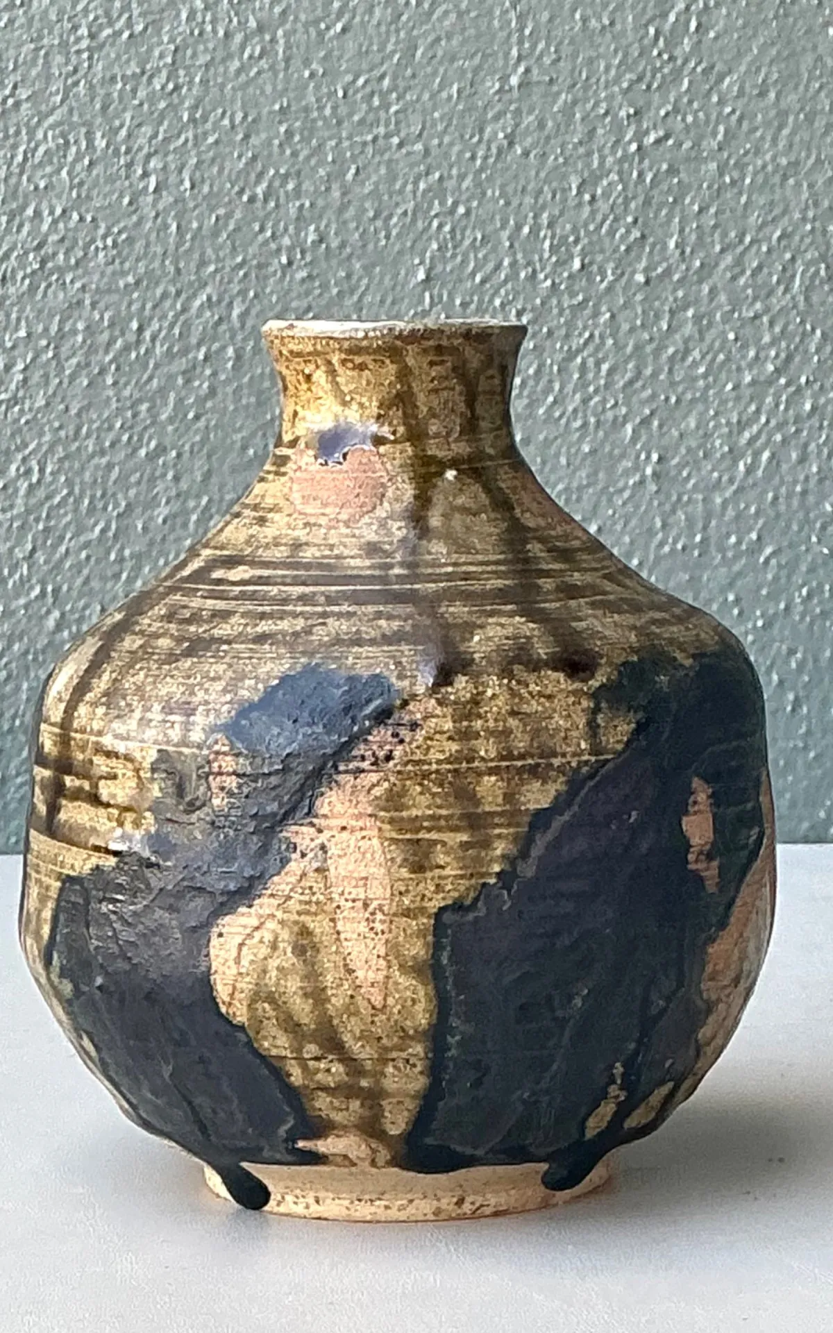 Vintage Handcrafted Ceramic Pottery Vase — additional photo 1
