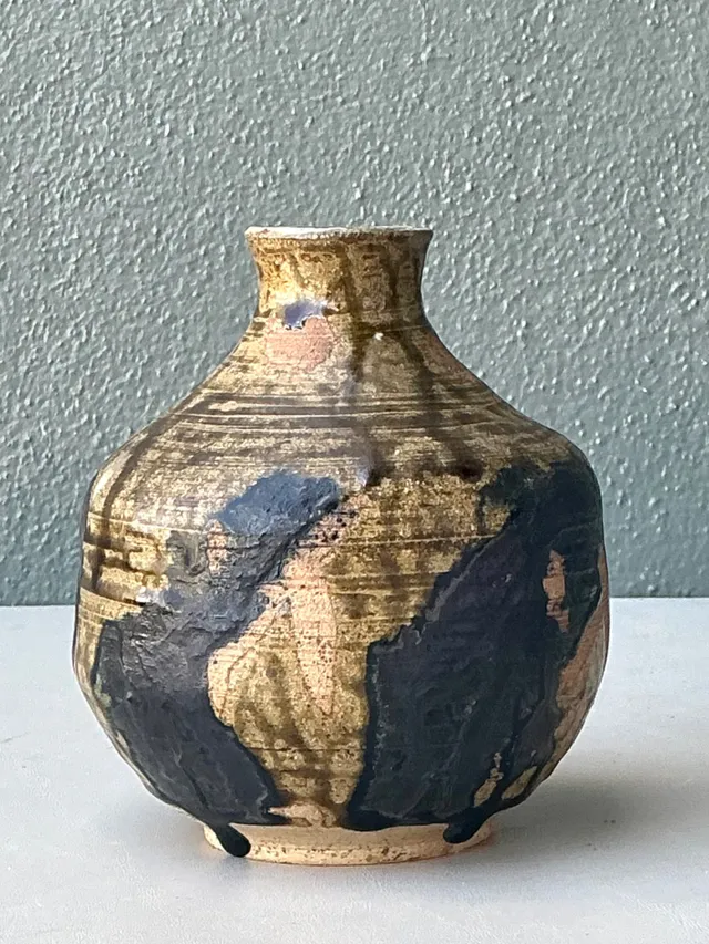 Vintage Handcrafted Ceramic Pottery Vase — additional photo 1