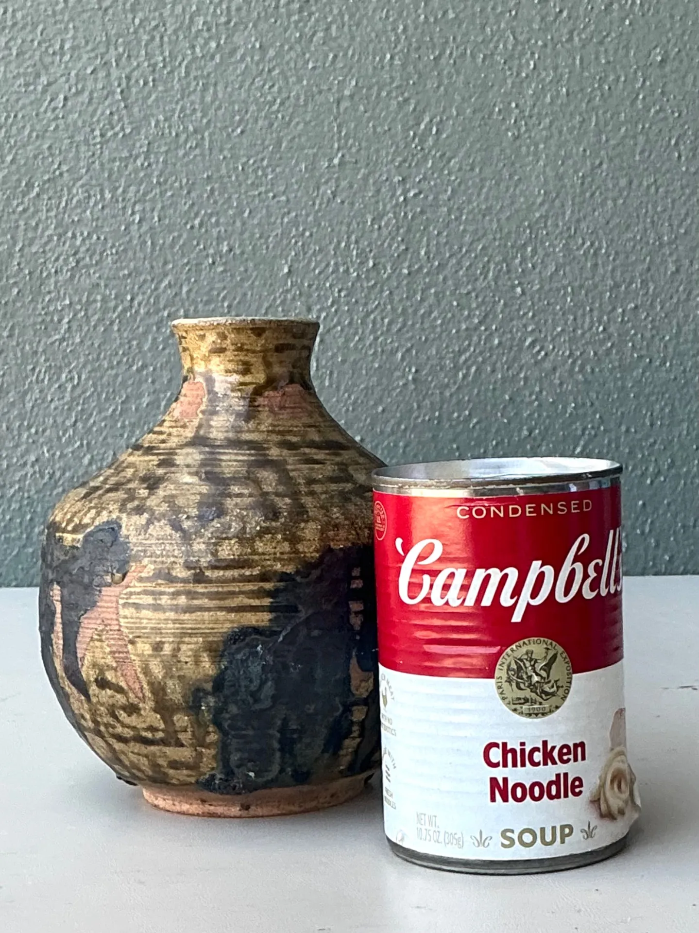 Vintage Handcrafted Ceramic Pottery Vase — additional photo 5