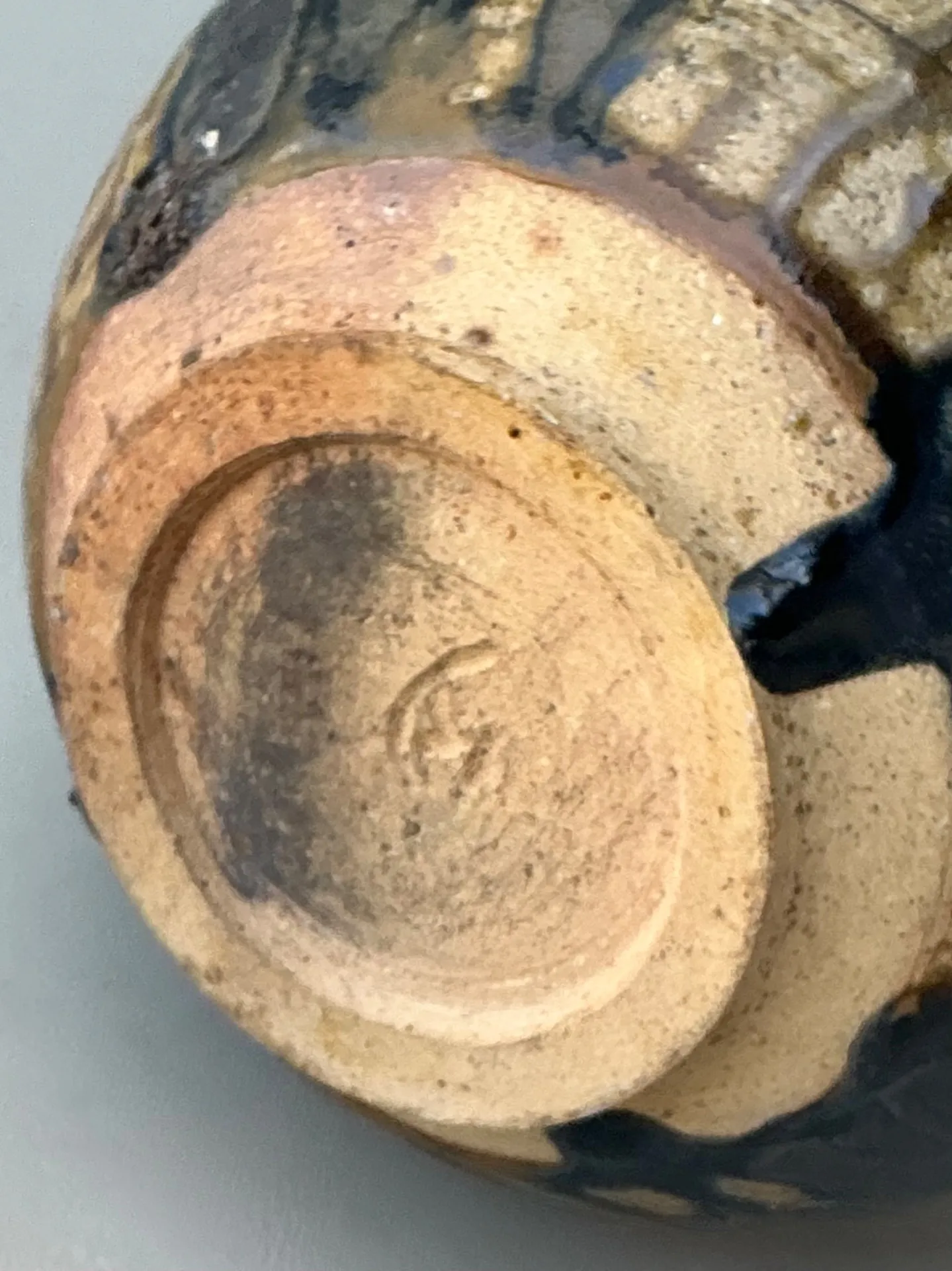 Vintage Handcrafted Ceramic Pottery Vase — additional photo 6