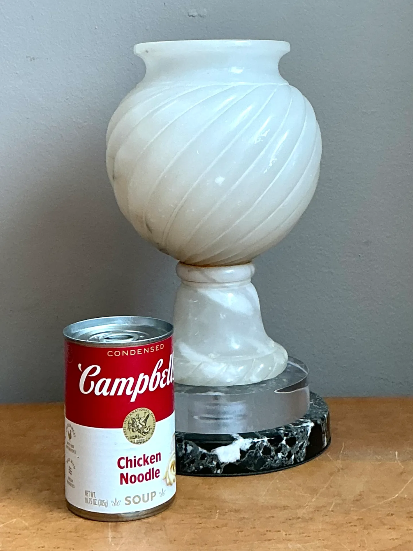 Vintage Alabaster Scorpion Bowl Lamp — additional photo 5