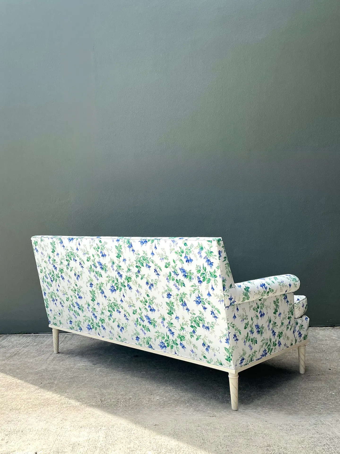 Vintage Schumacher “Garden Gate” Printed Sofa — additional photo 6
