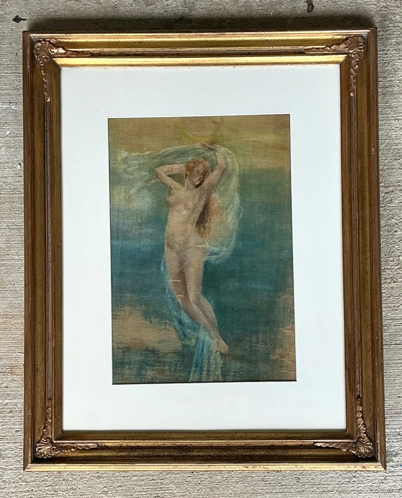 Vintage Original Nude Oil On Canvas — additional photo 6