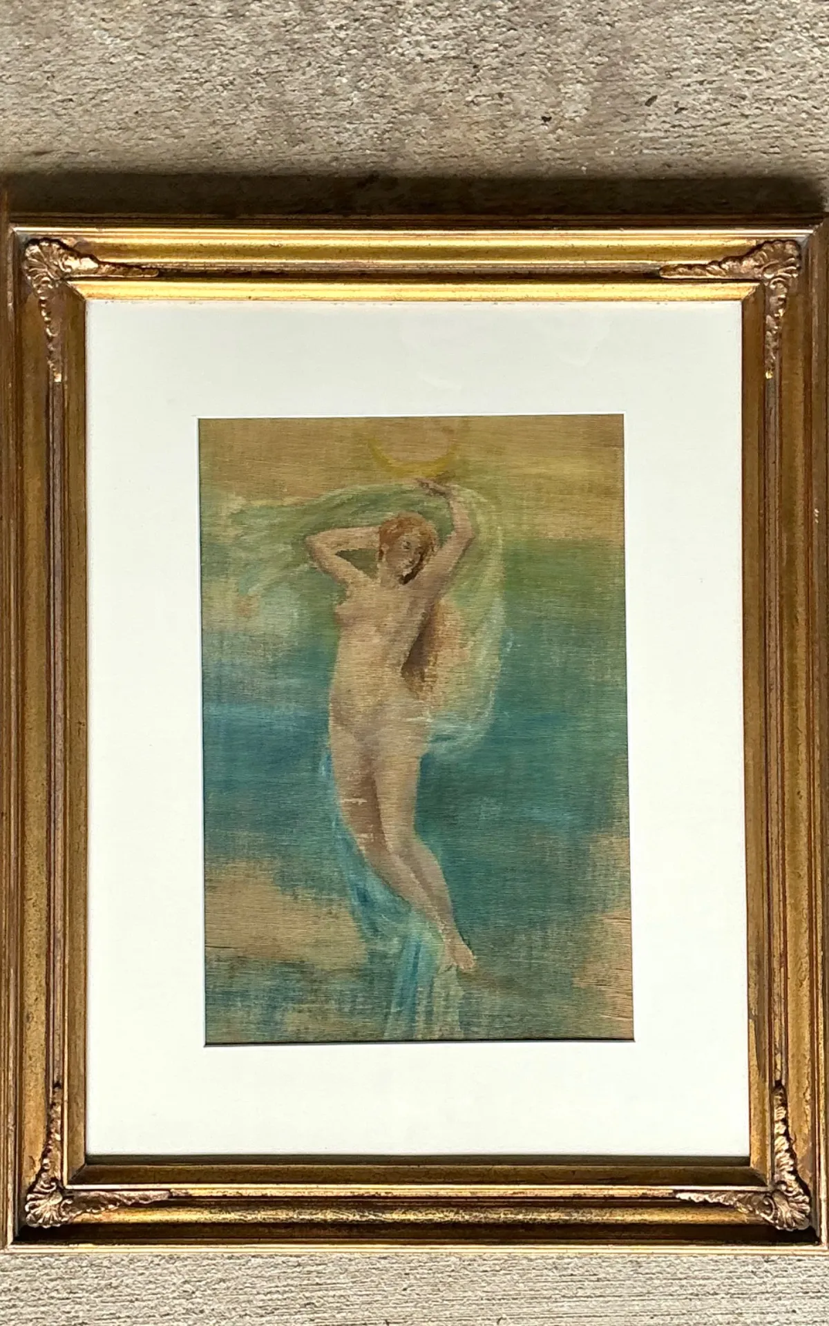 Vintage Original Nude Oil On Canvas — additional photo 3