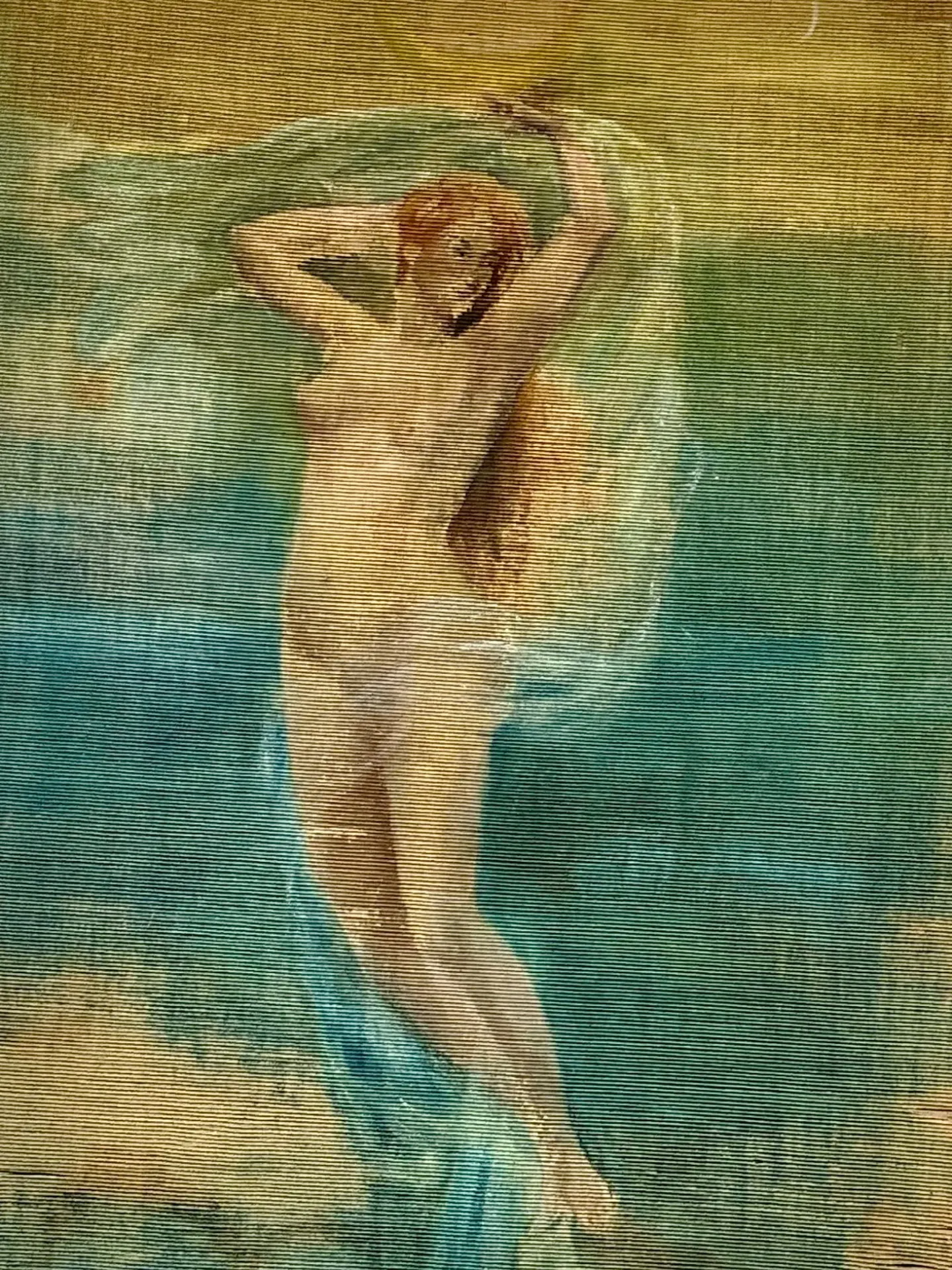 Vintage Original Nude Oil On Canvas — additional photo 1