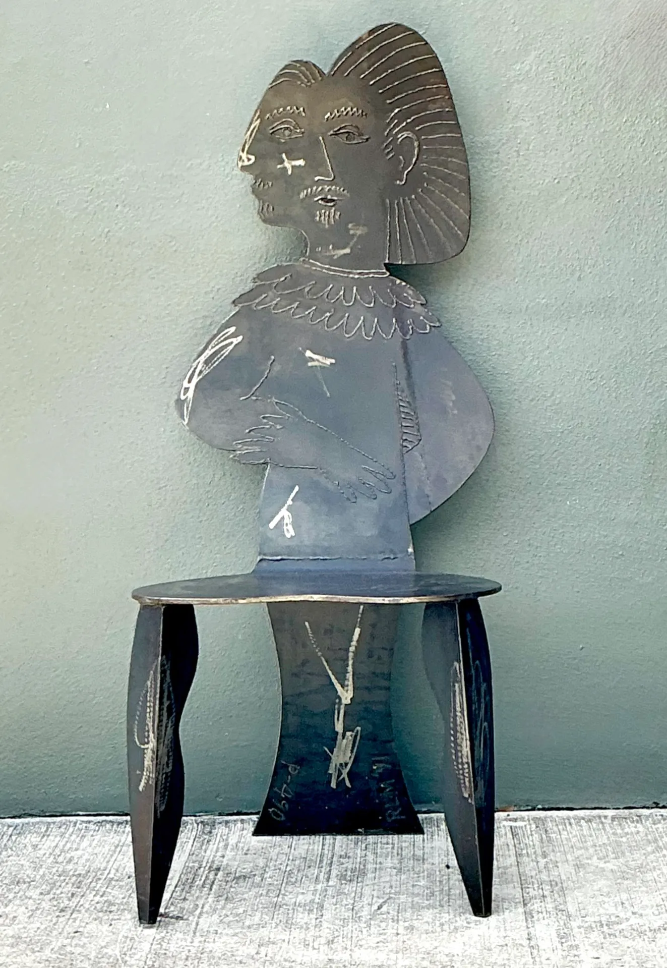 Vintage Metal Figurative Chair — additional photo 6