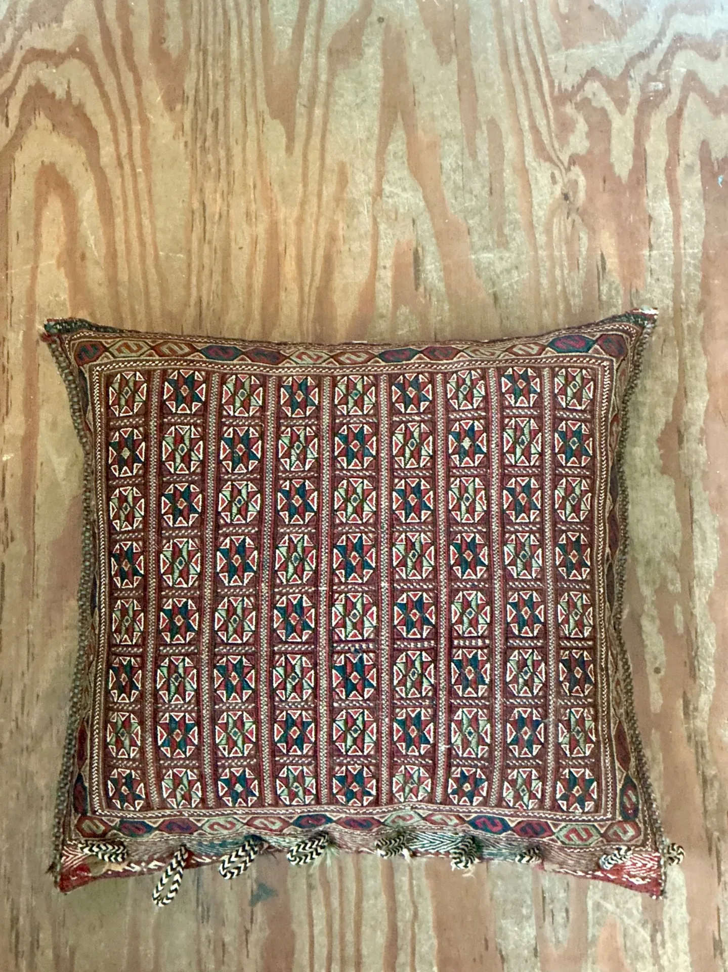 Vintage Monumental Kilim Throw Pillow — additional photo 8