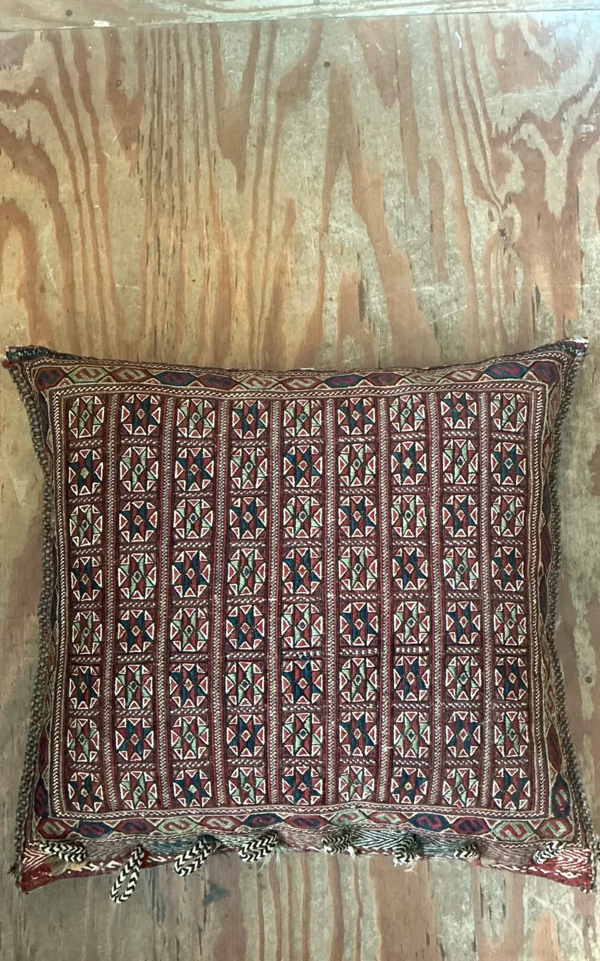 Vintage Monumental Kilim Throw Pillow