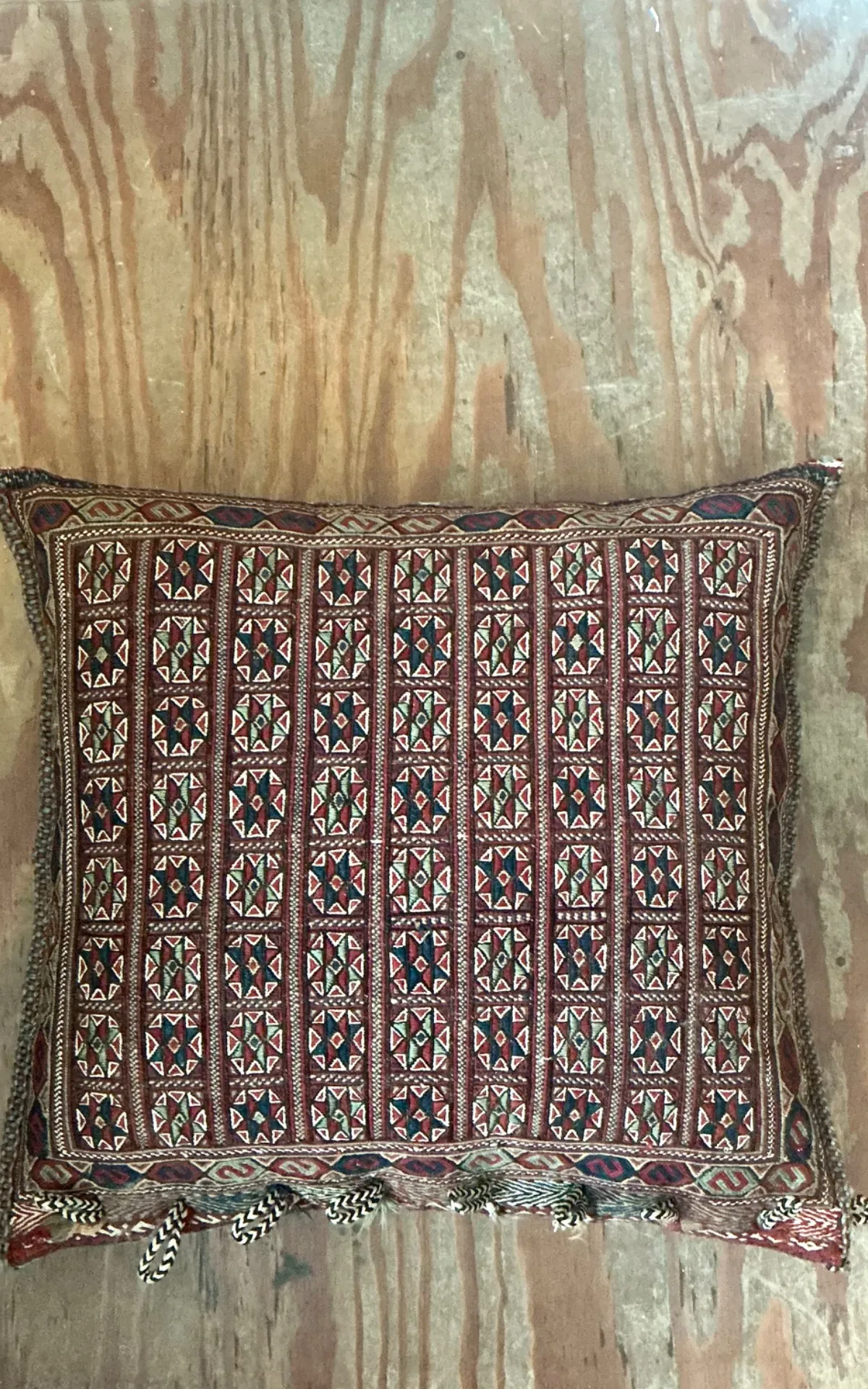 Vintage Monumental Kilim Throw Pillow — additional photo 2