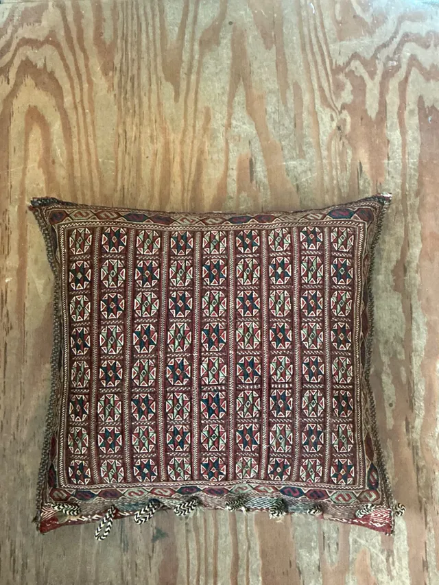 Vintage Monumental Kilim Throw Pillow — additional photo 2