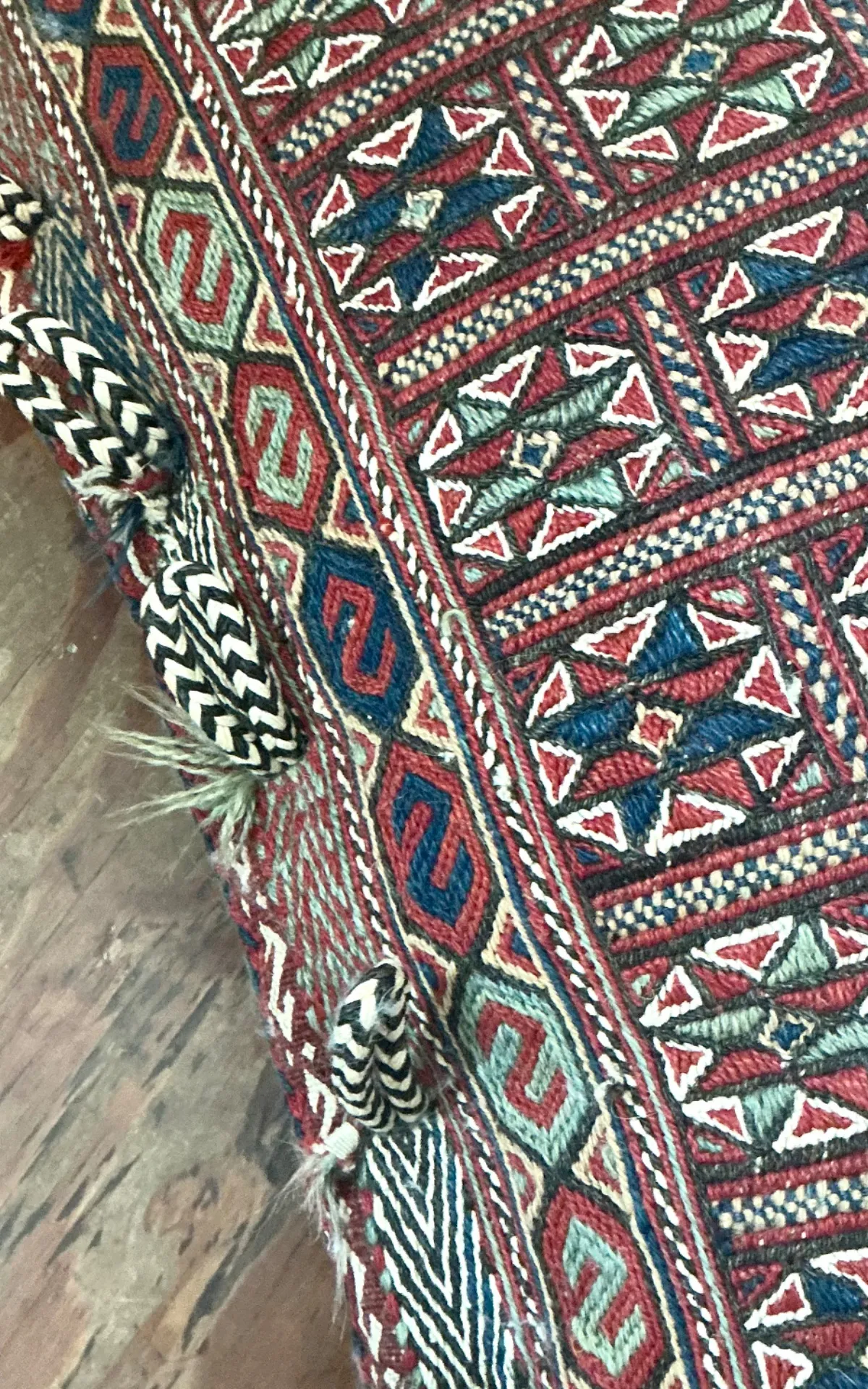 Vintage Monumental Kilim Throw Pillow — additional photo 4