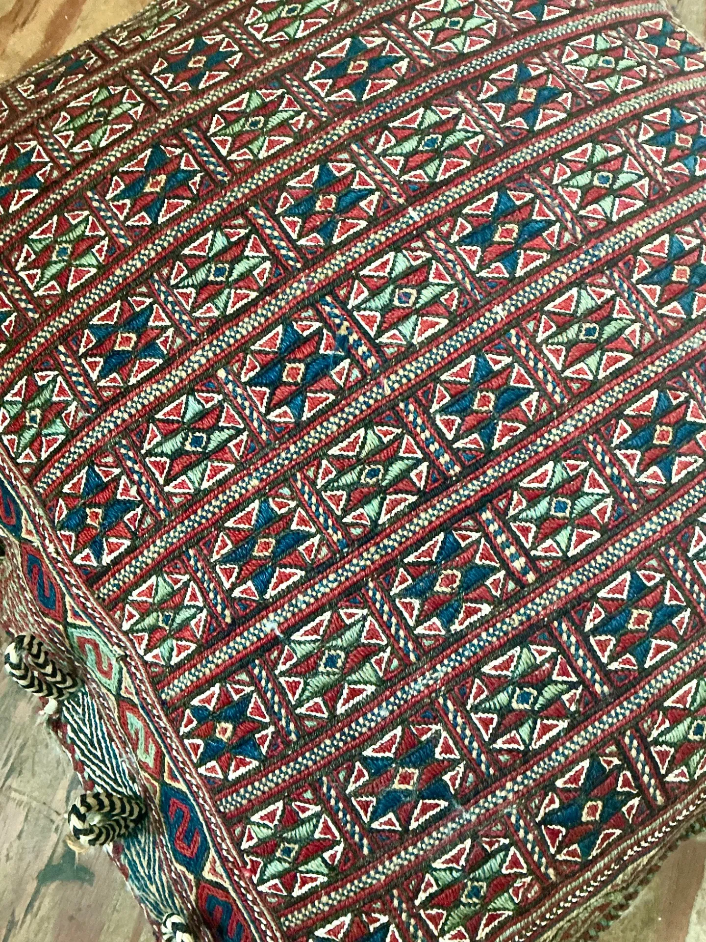 Vintage Monumental Kilim Throw Pillow — additional photo 6