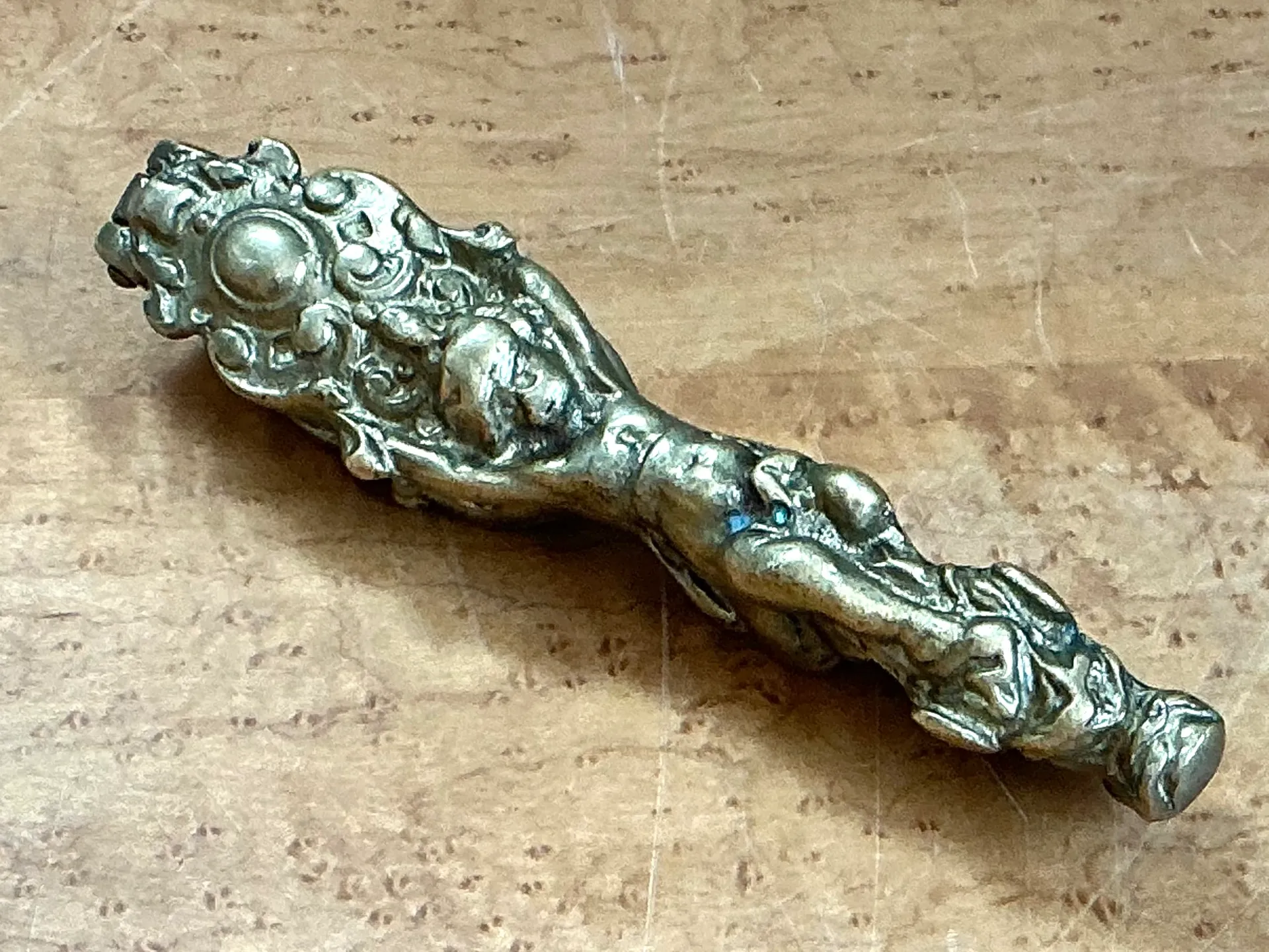 Vintage Ornate Metal Nutcracker — additional photo 4