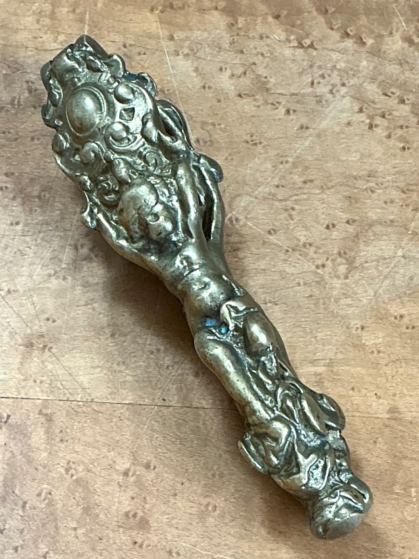 Vintage Ornate Metal Nutcracker — additional photo 3