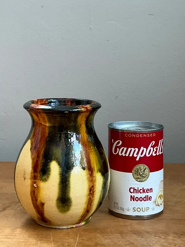 Vintage Drip Glaze Ceramic Vase — additional photo 5