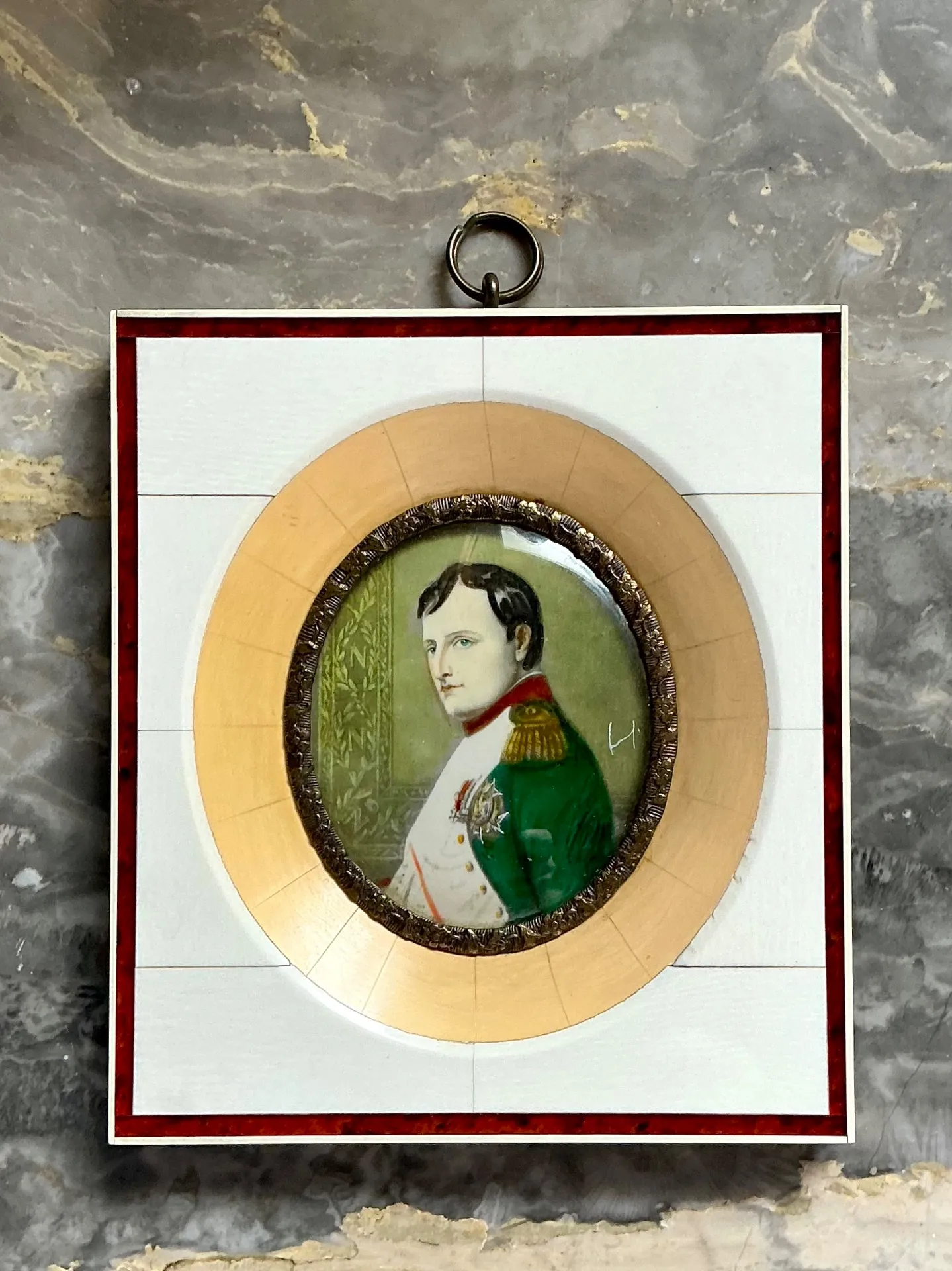 Vintage German Hand-Painted Portrait — additional photo 7