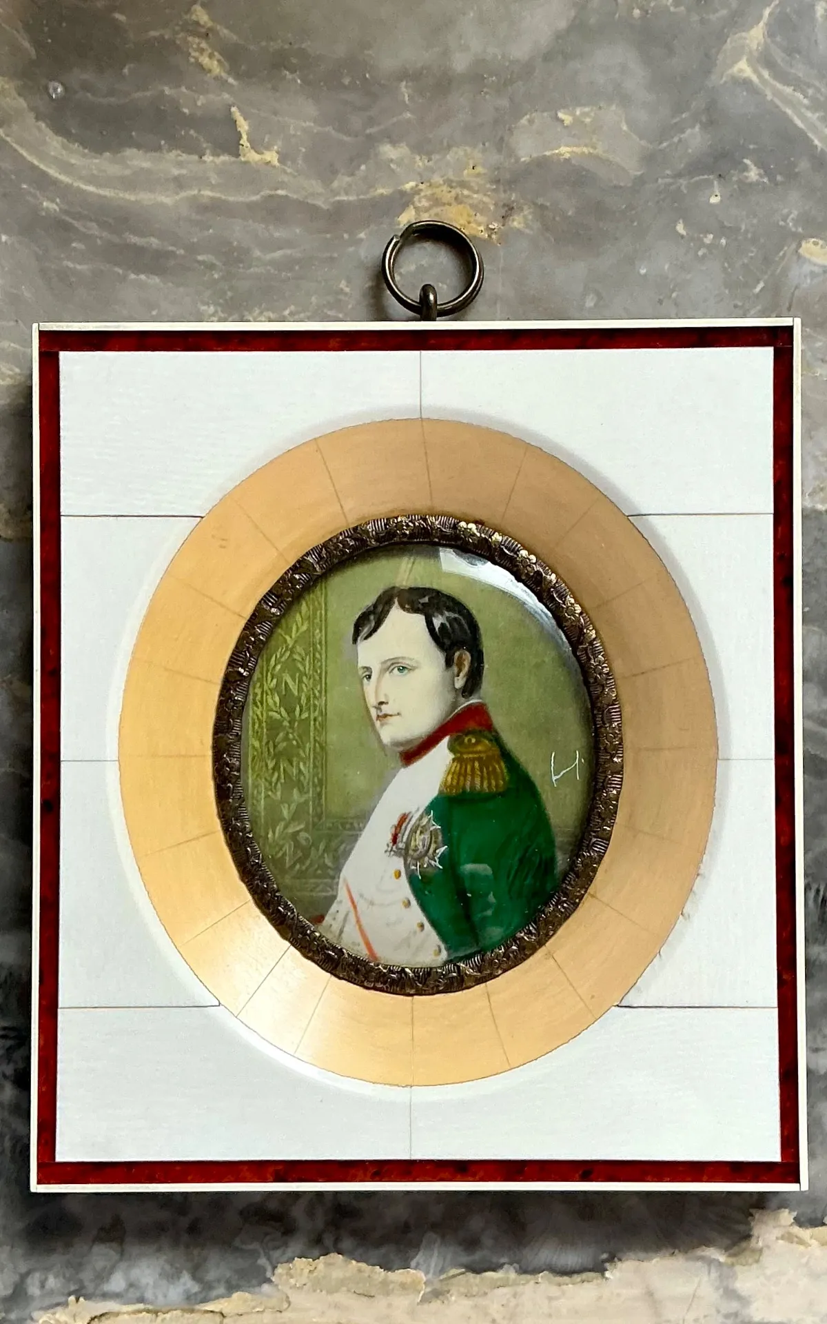Vintage German Hand-Painted Portrait — additional photo 7