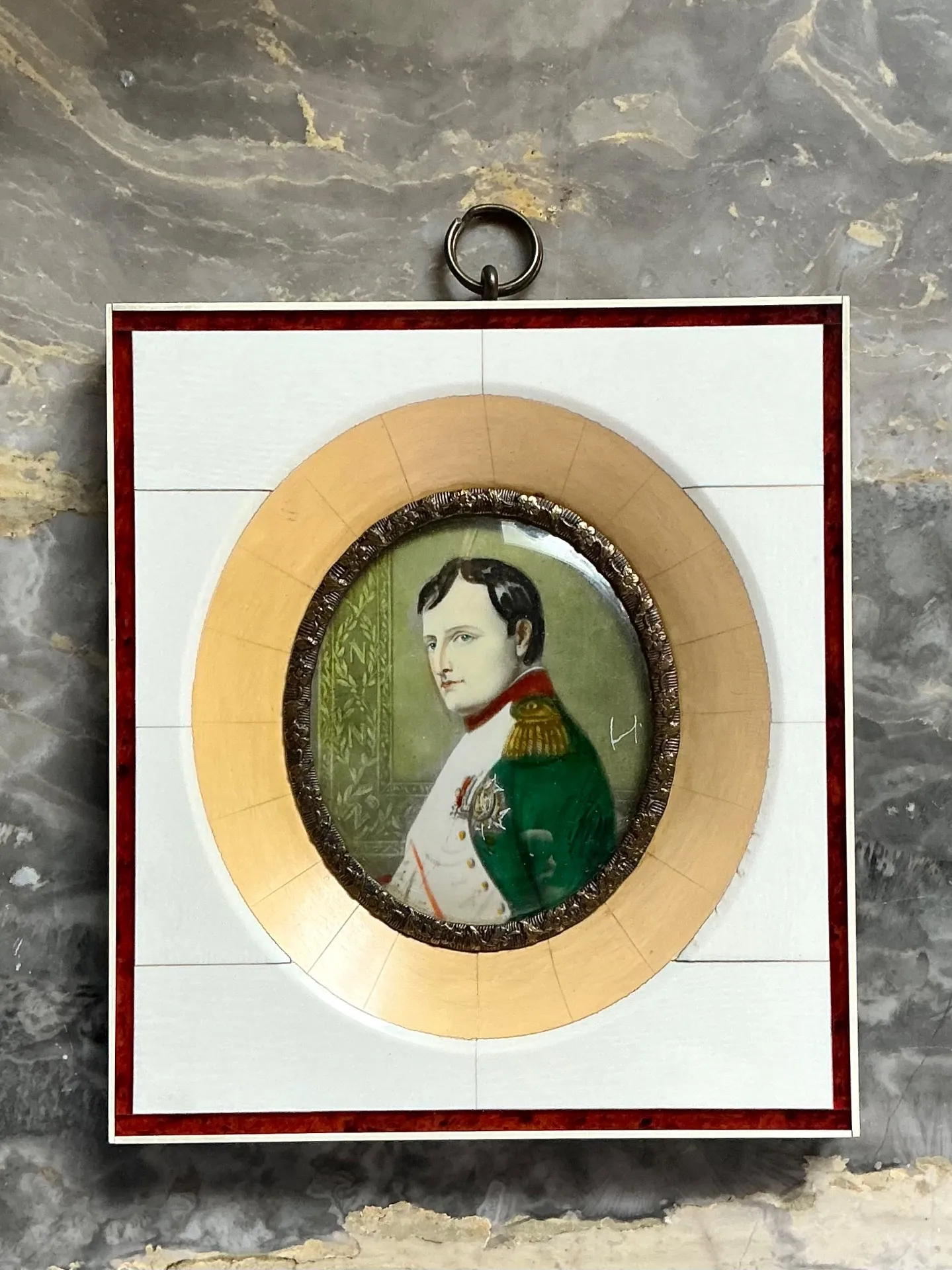 Vintage German Hand-Painted Portrait — additional photo 2