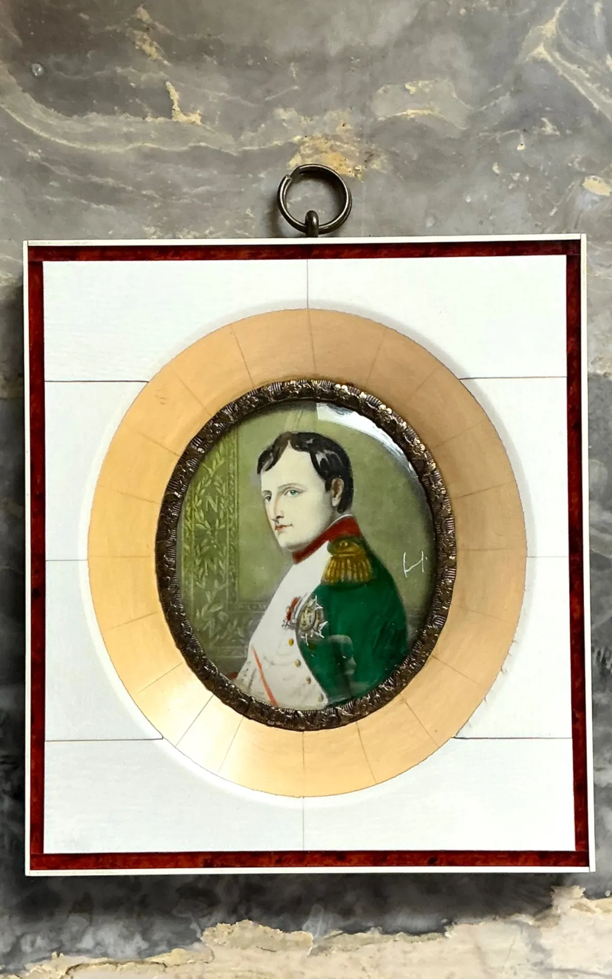Vintage German Hand-Painted Portrait — additional photo 3