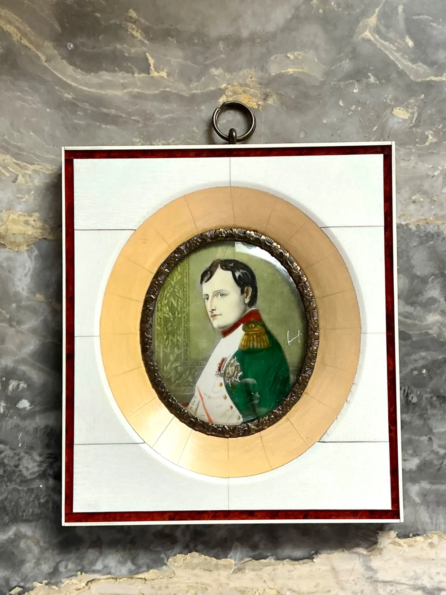 Vintage German Hand-Painted Portrait — additional photo 4