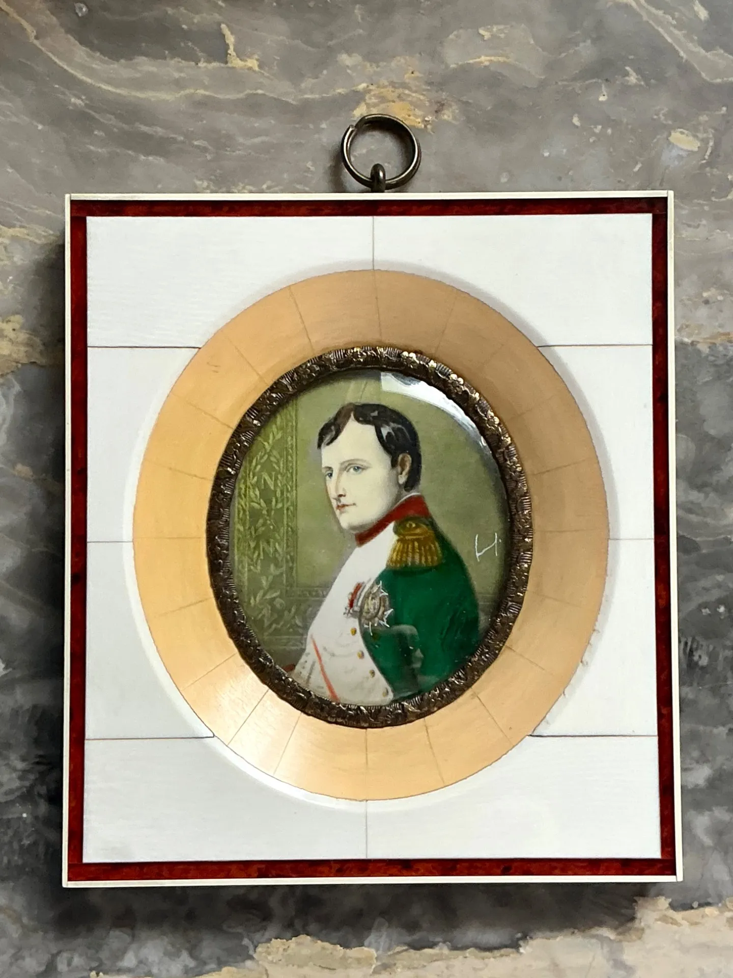 Vintage German Hand-Painted Portrait — additional photo 6