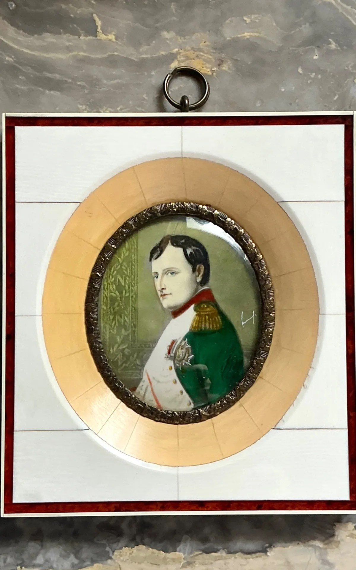 Vintage German Hand-Painted Portrait — additional photo 6