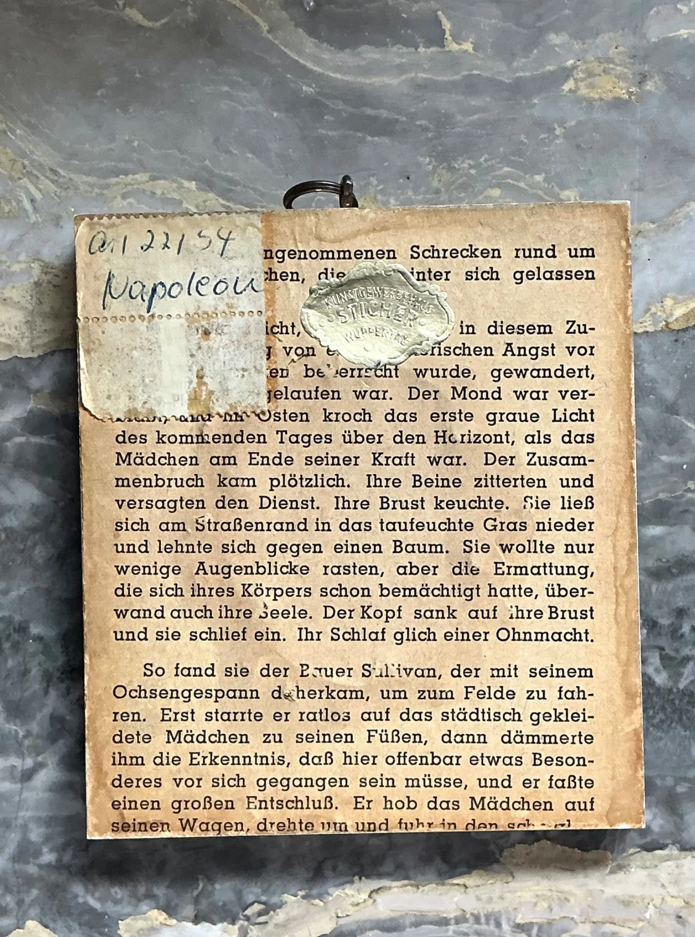 Vintage German Hand-Painted Portrait — additional photo 5