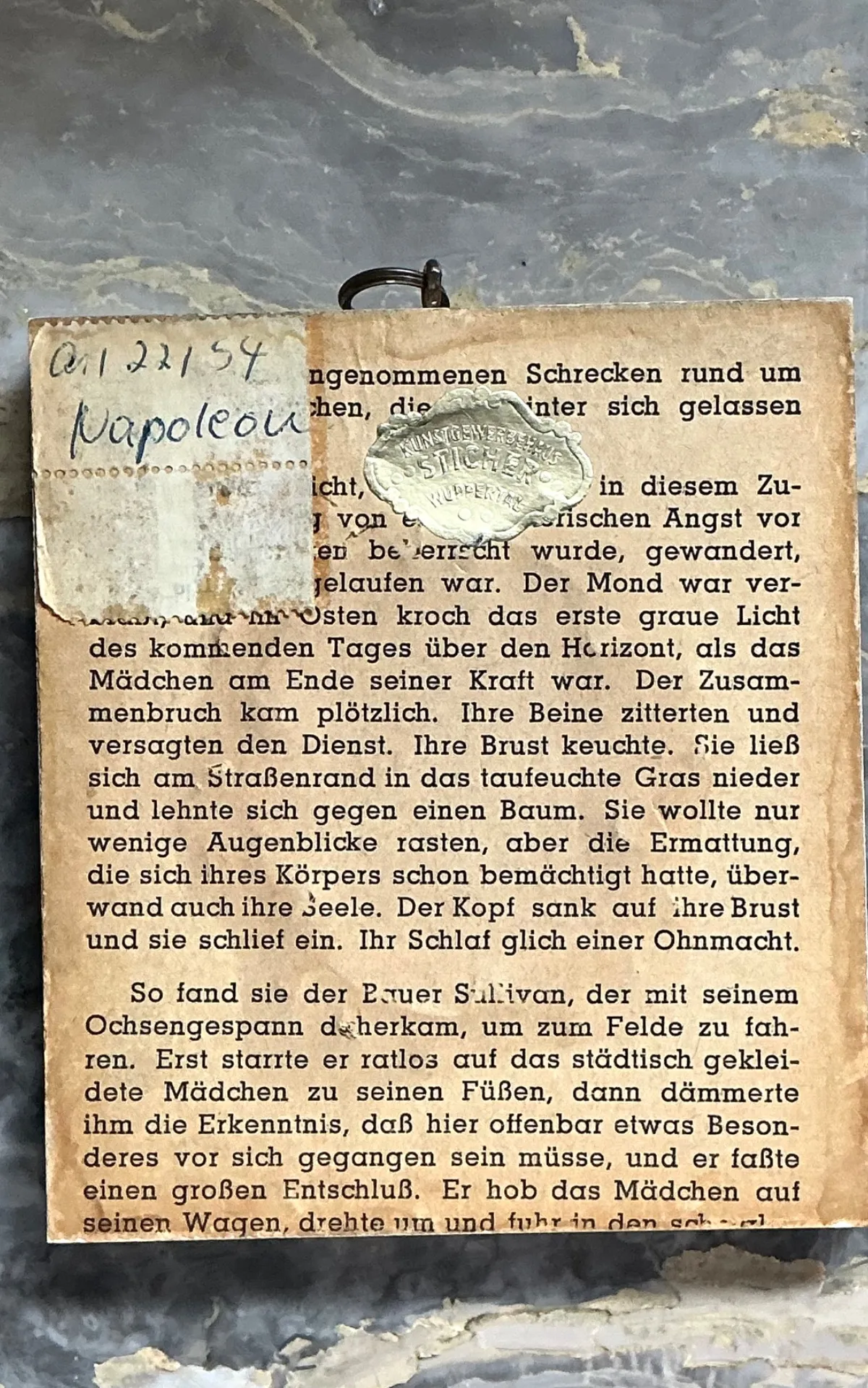 Vintage German Hand-Painted Portrait — additional photo 5