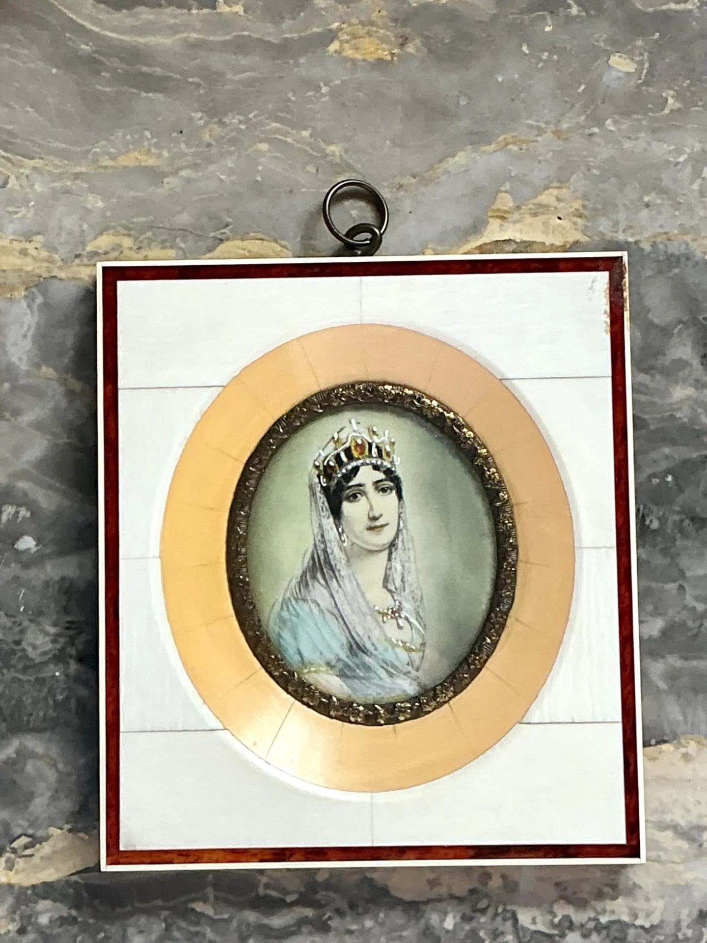 Vintage German Miniature Portrait — additional photo 3