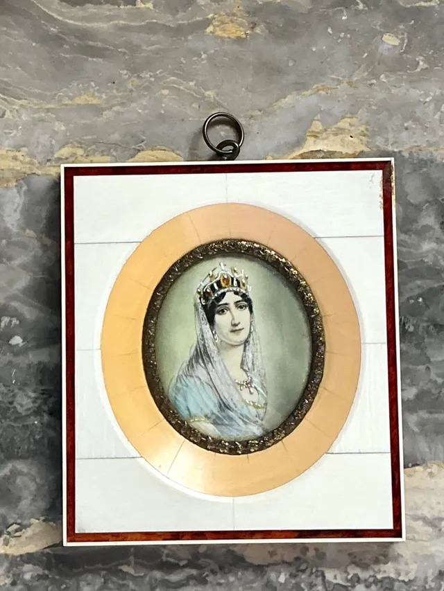 Vintage German Miniature Portrait — additional photo 3