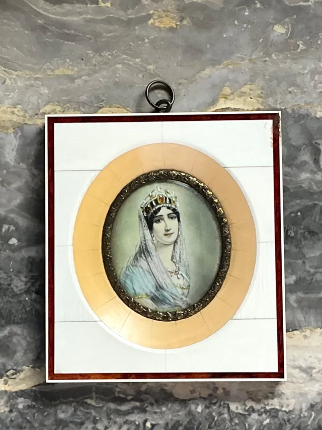 Vintage German Miniature Portrait — additional photo 4
